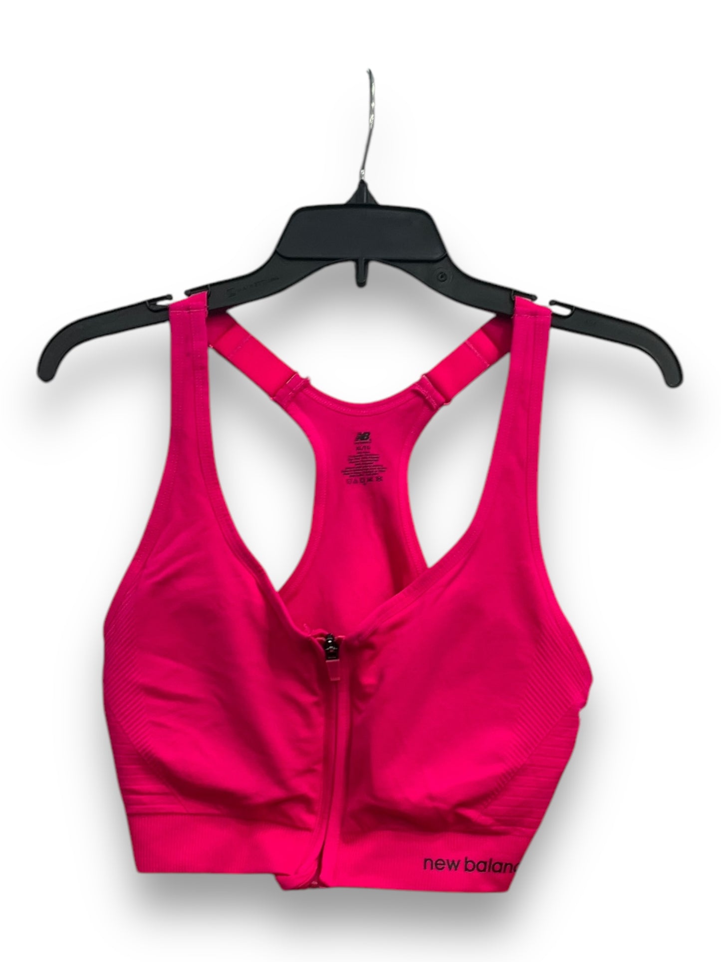 Athletic Bra By New Balance In Pink, Size: Xl