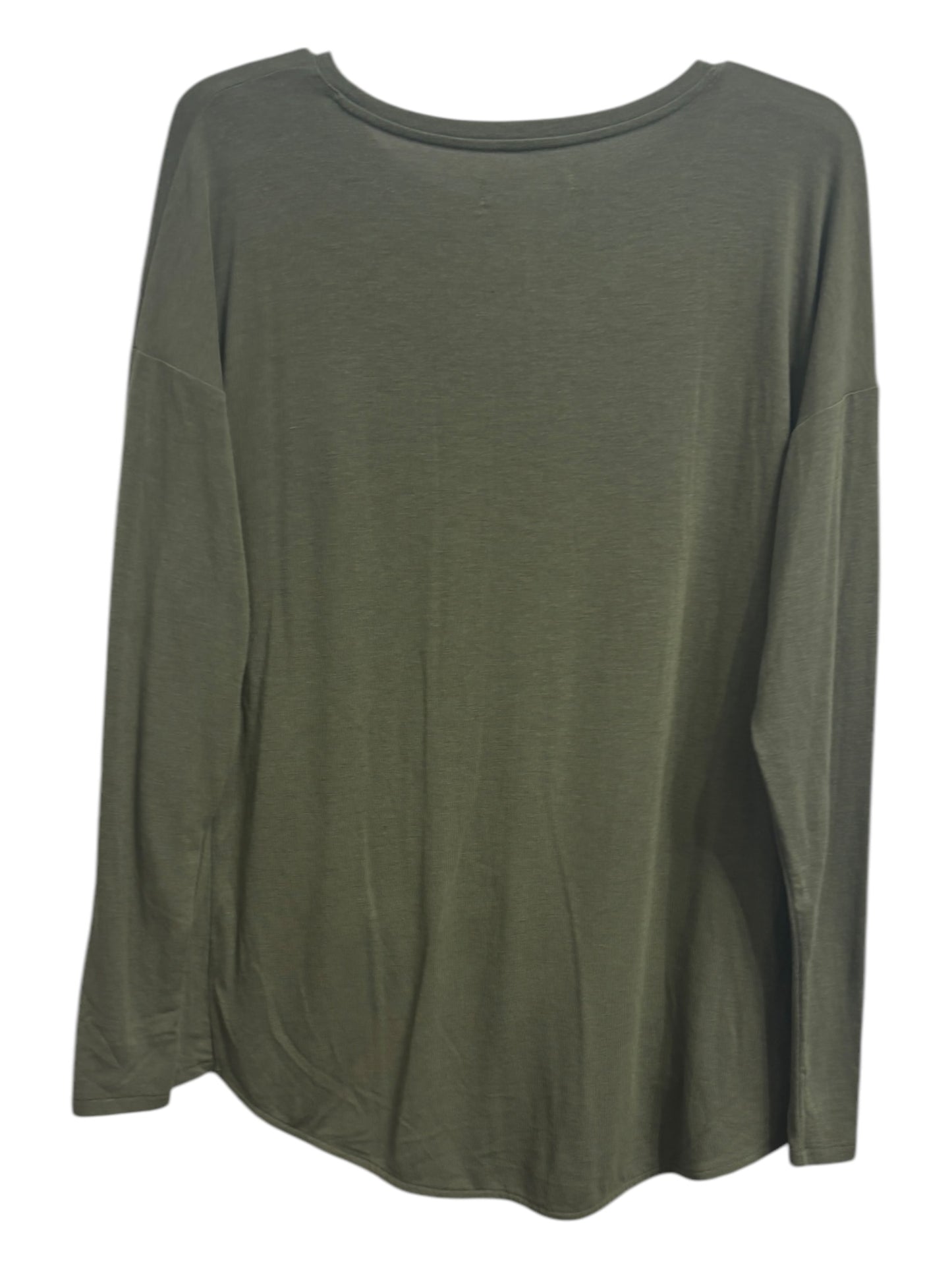 Top Long Sleeve Basic By Lou And Grey In Green, Size: M