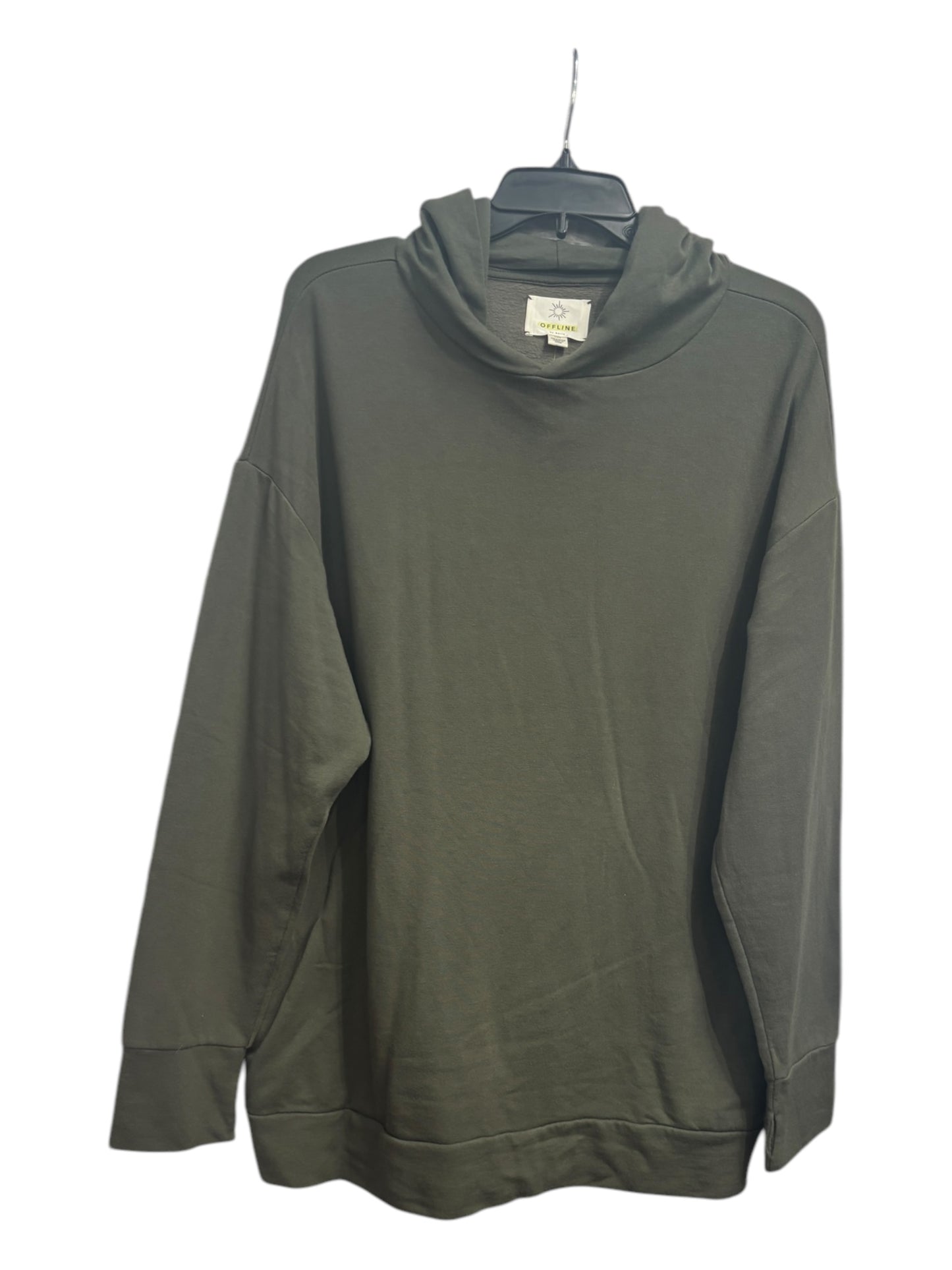 Top Long Sleeve Basic By Lou And Grey In Green, Size: M