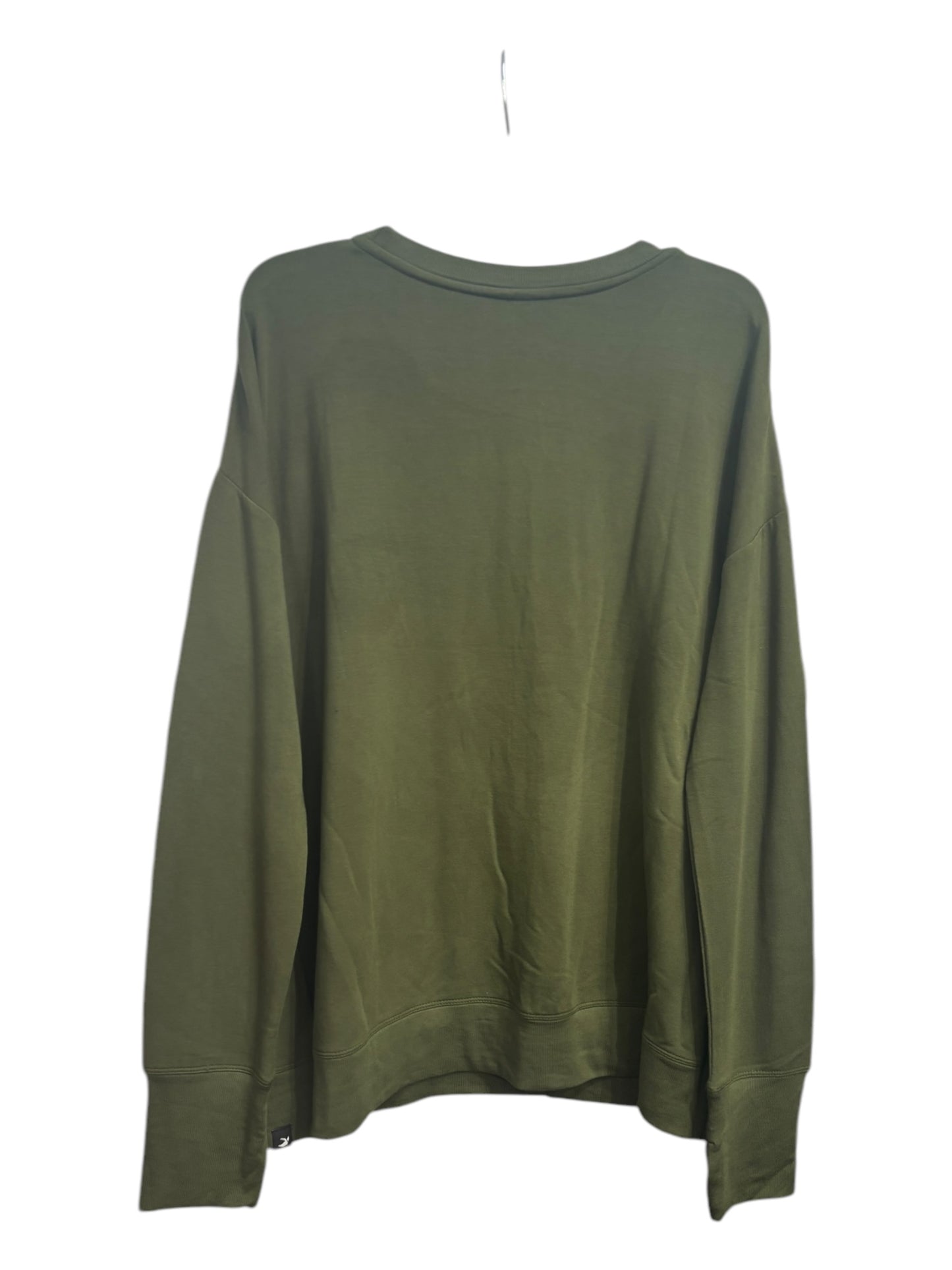 Athletic Top Long Sleeve Crewneck By Clothes Mentor In Green, Size: Xl