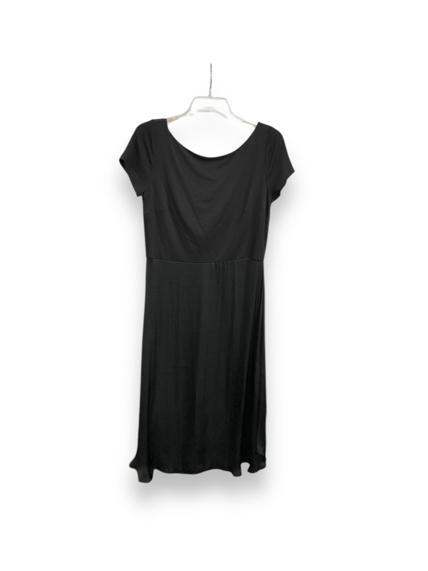 Dress Casual Midi By Loft In Black, Size: 8