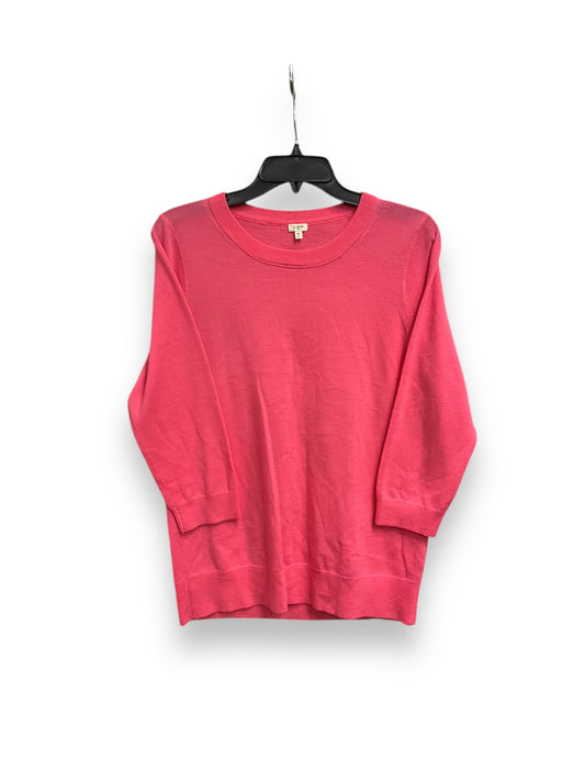 Top Long Sleeve Basic By J. Crew In Pink, Size: M