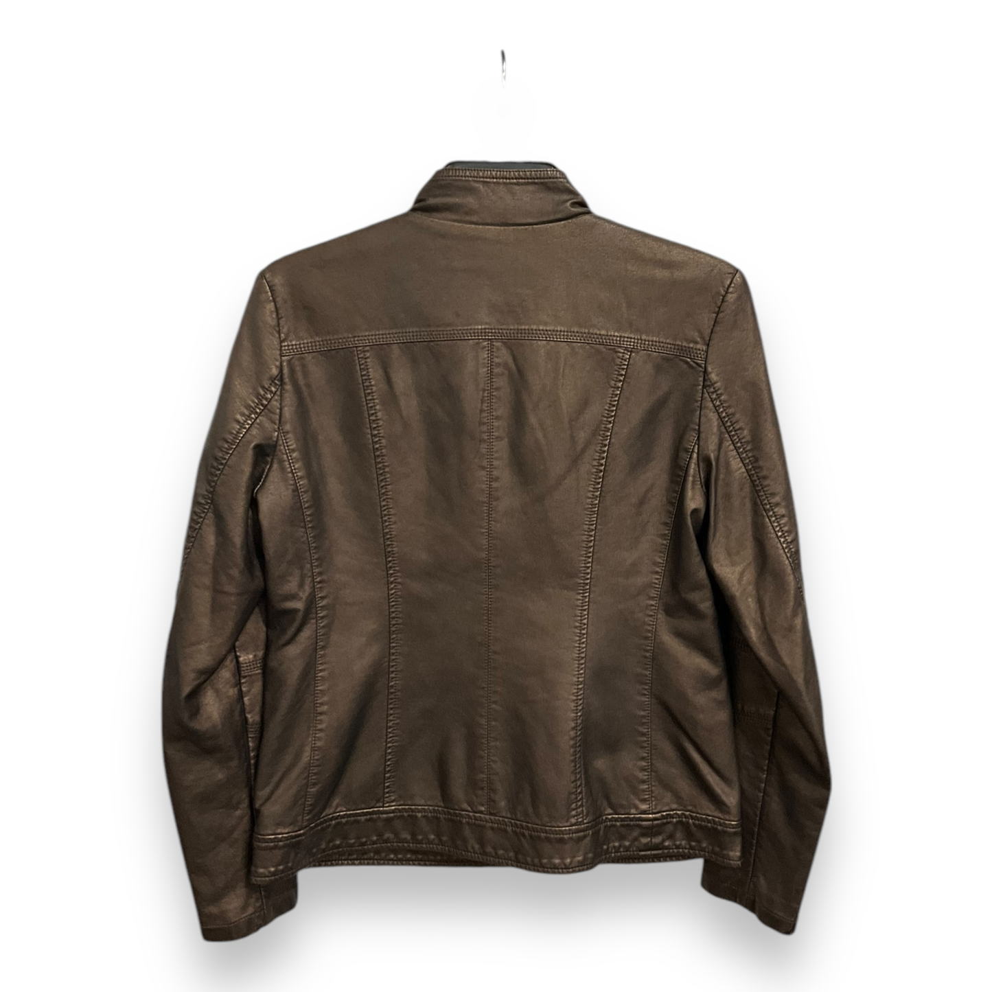 Jacket Moto Leather By Clothes Mentor  Size: S