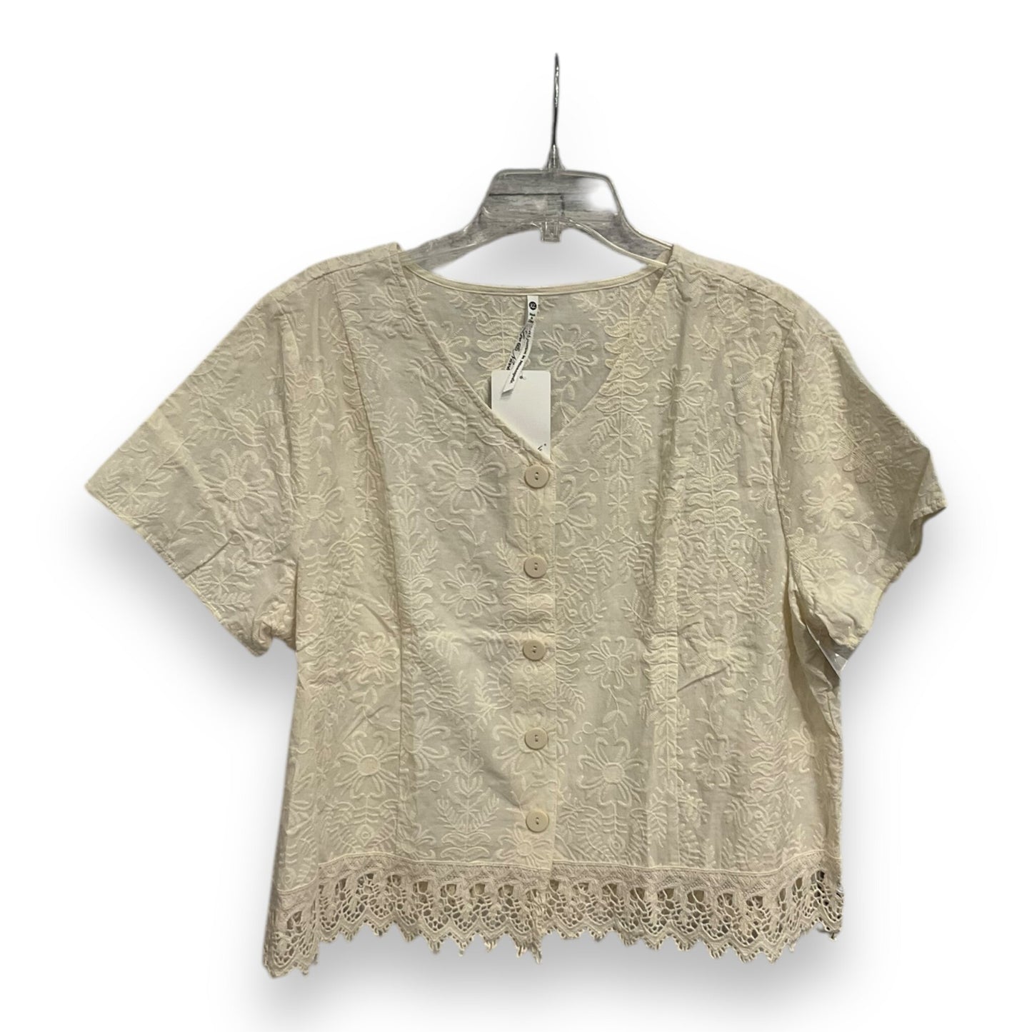 Top Short Sleeve By Leo And Nicole  Size: Xl