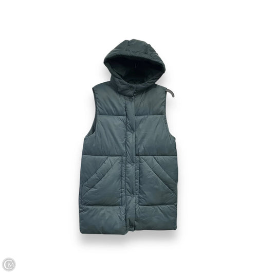 Vest Puffer & Quilted By Zara In Teal, Size: Xl