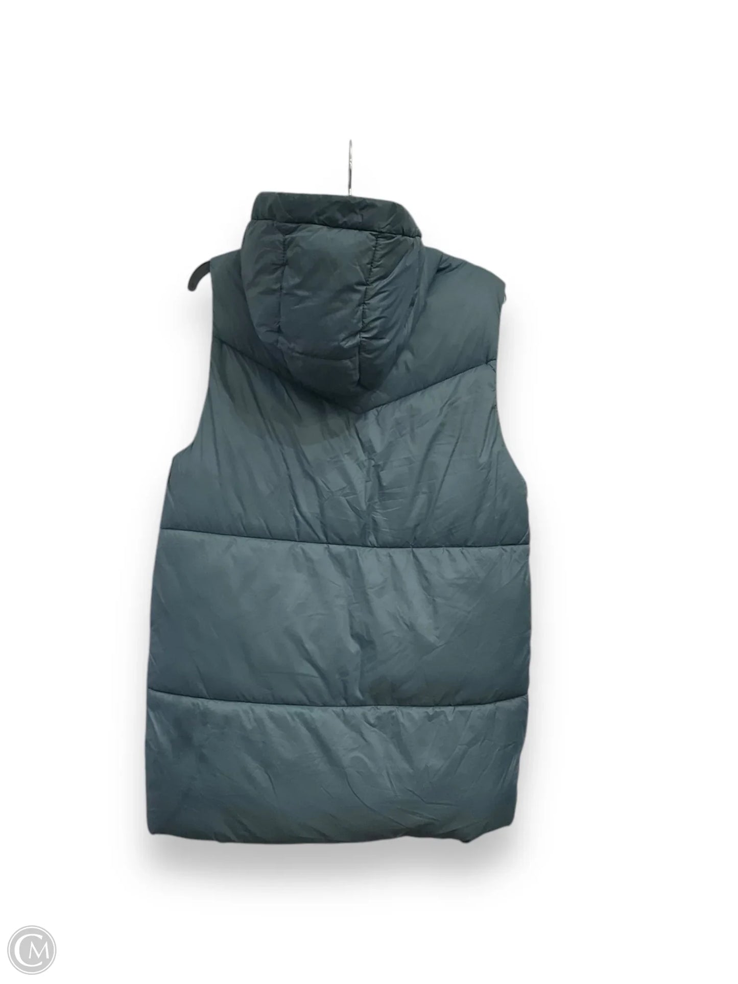 Vest Puffer & Quilted By Zara In Teal, Size: Xl