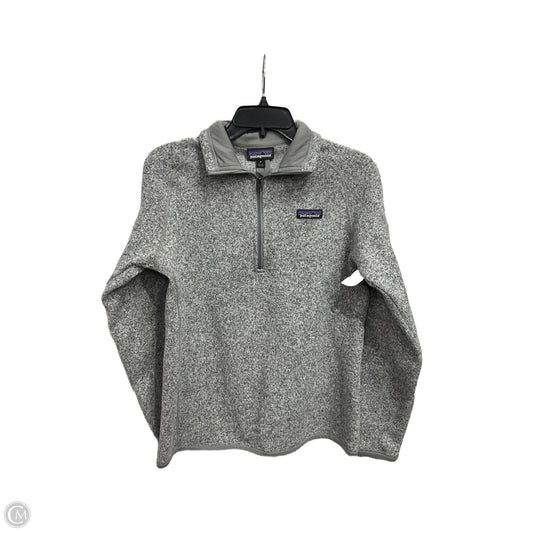 Jacket Shirt By Patagonia In Grey, Size: M