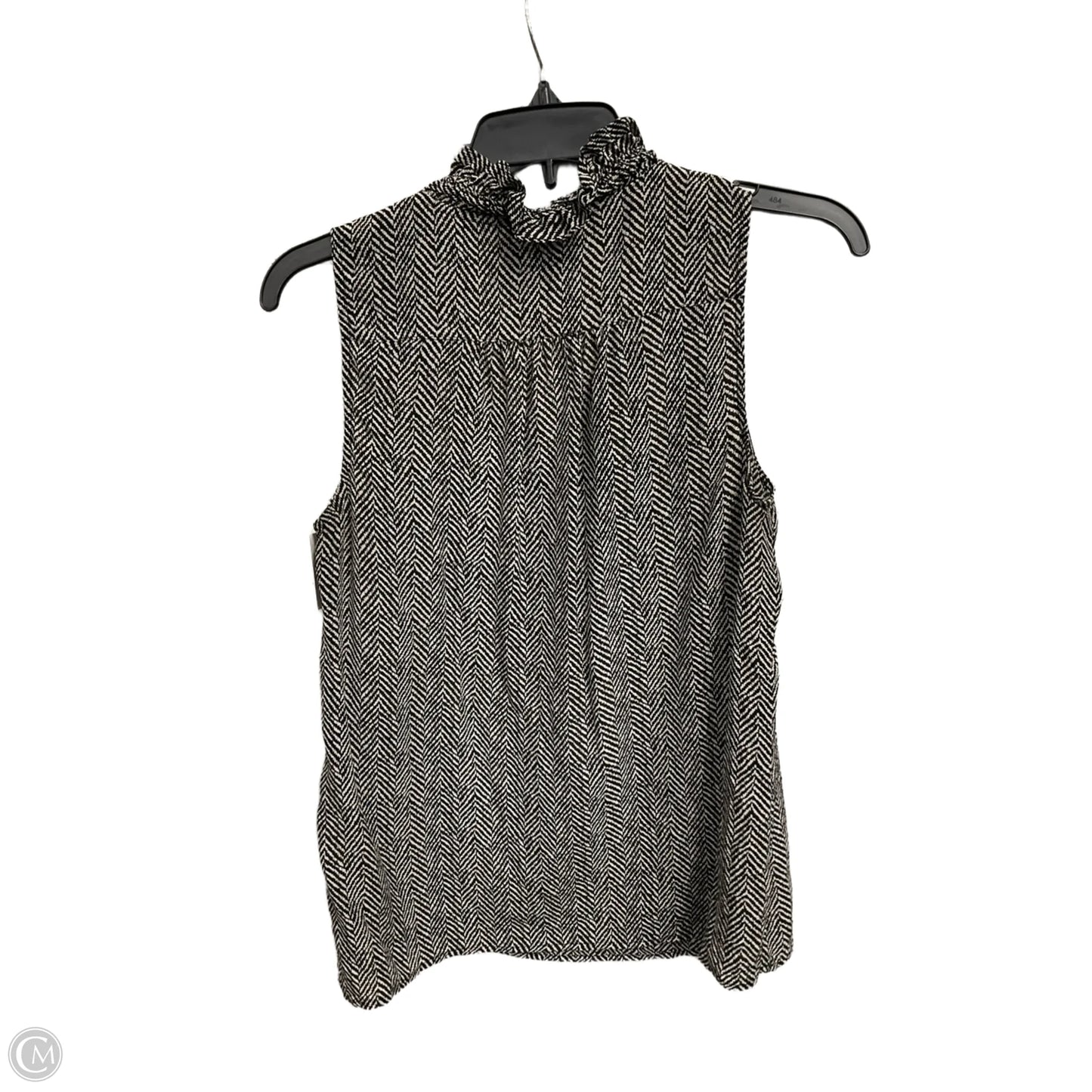 Top Sleeveless By J. Crew In Black, Size: 4