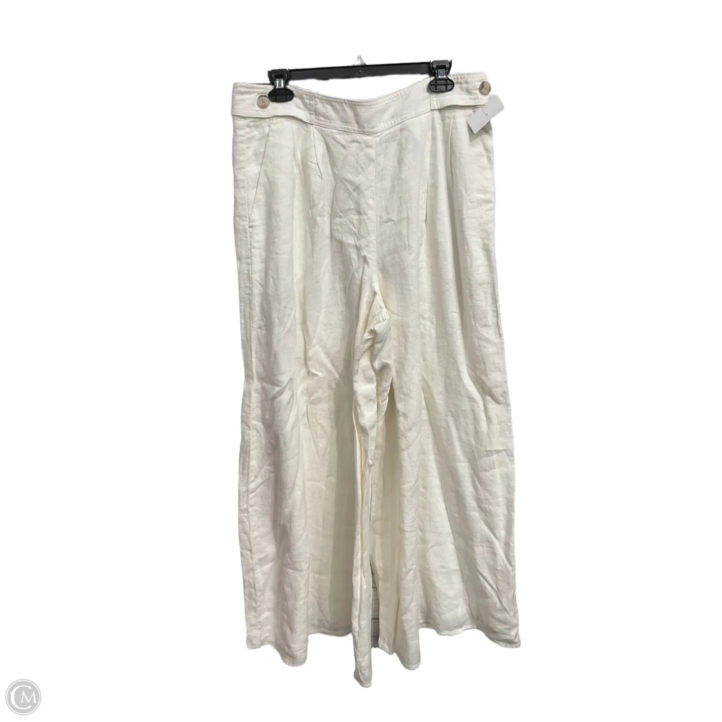 Pants Wide Leg By Banana Republic In White, Size: 12