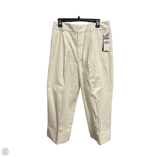 Pants Cropped By Lauren By Ralph Lauren In Cream, Size: 12