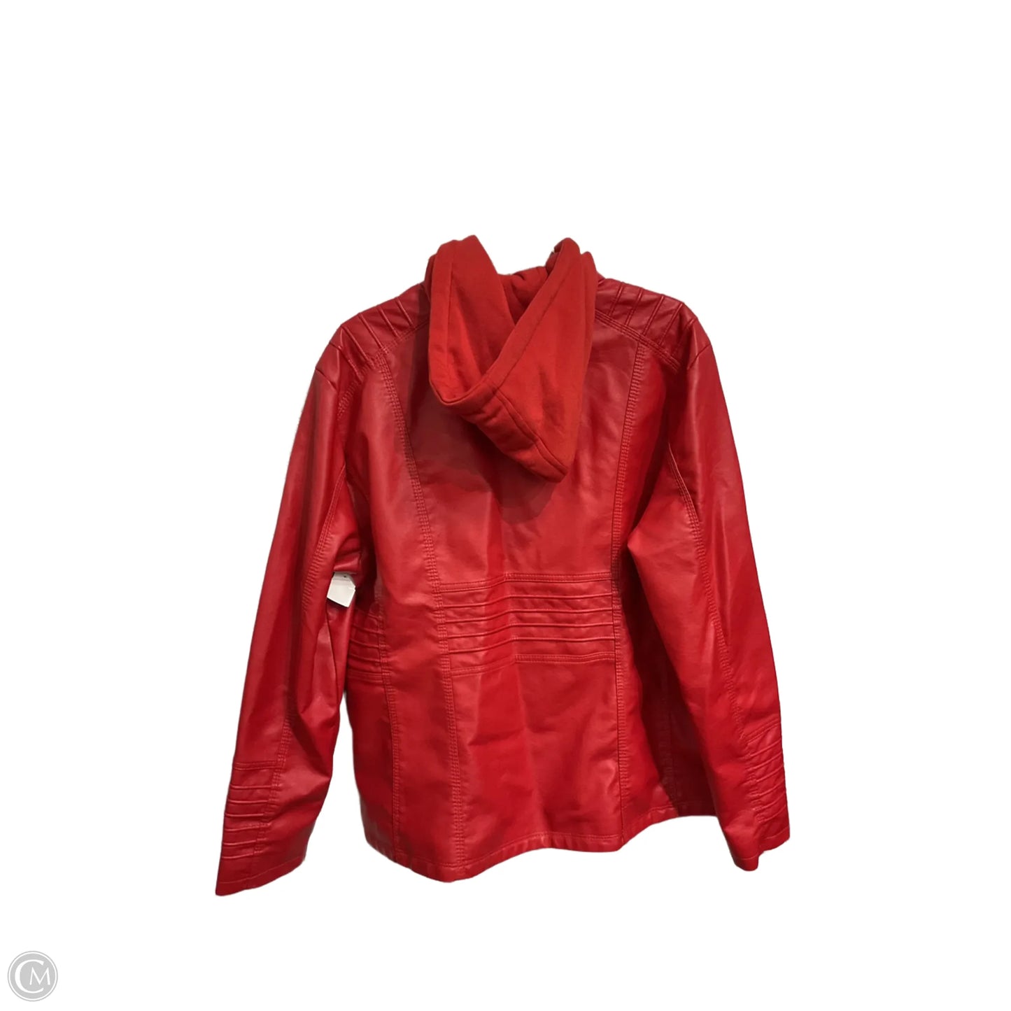 Jacket Moto By Tagoo In Red, Size: Xxl