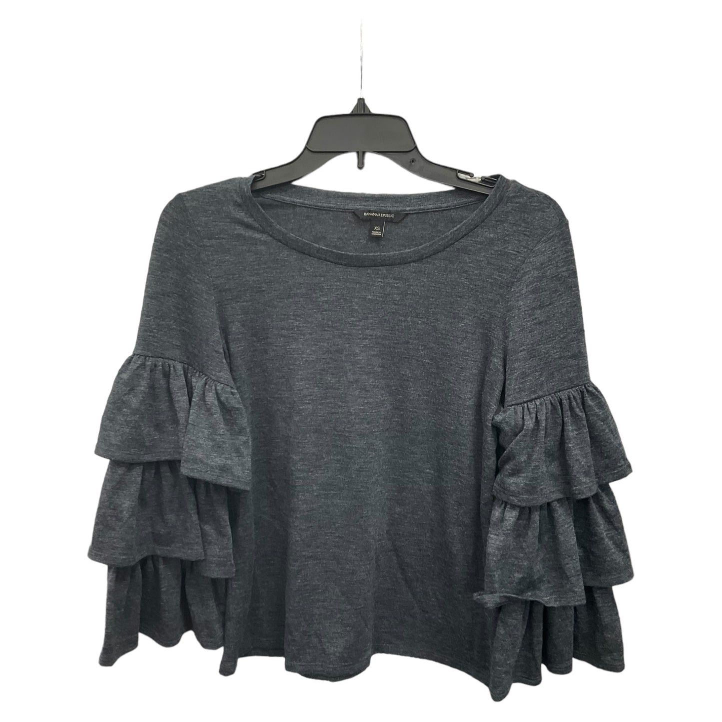 Grey Top Long Sleeve Banana Republic, Size Xs