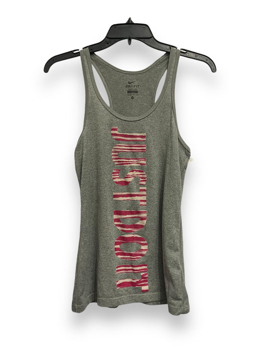 Athletic Tank Top By Nike Apparel In Grey, Size: Xs