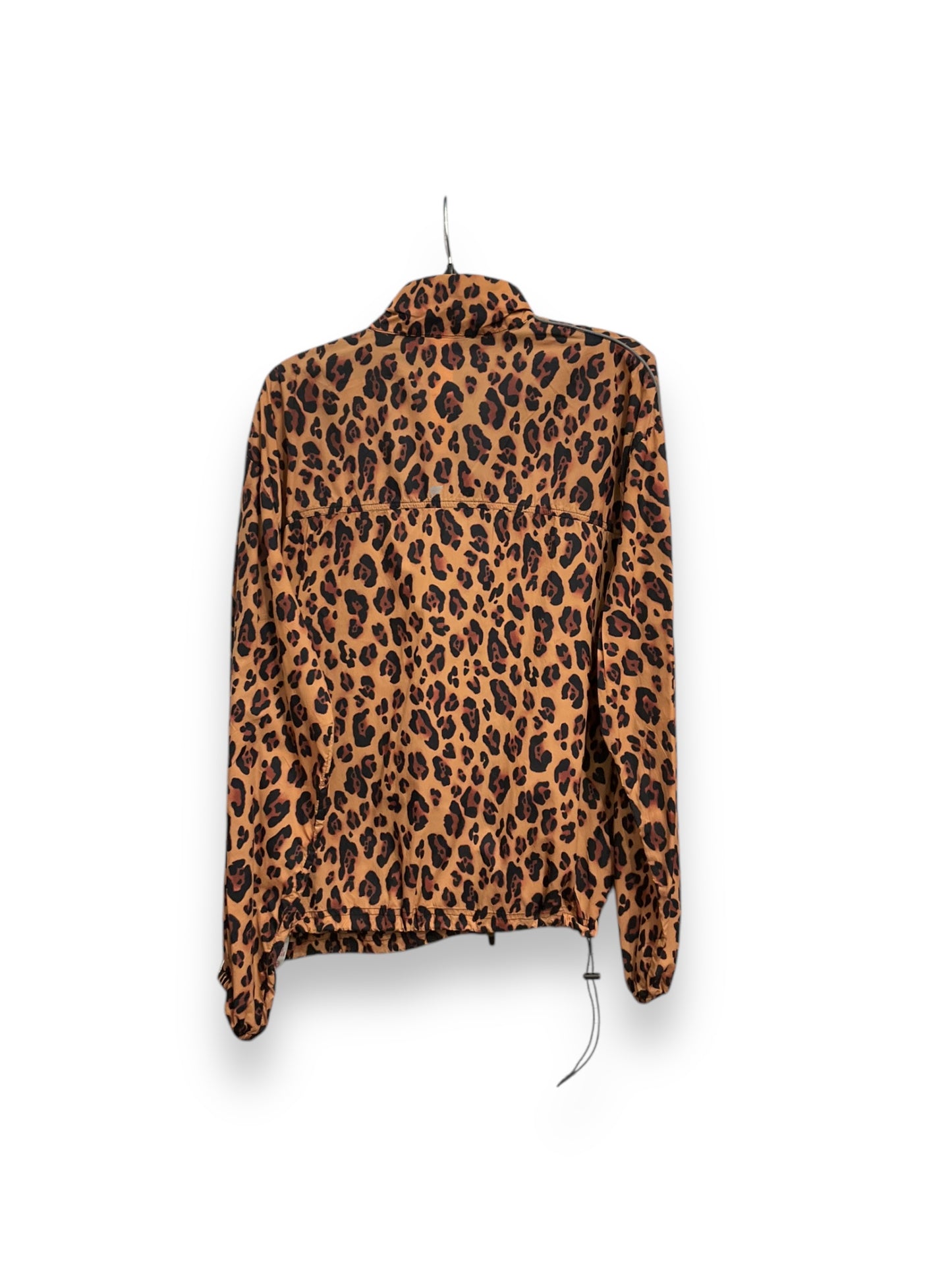 Athletic Jacket By Fabletics In Animal Print, Size: M