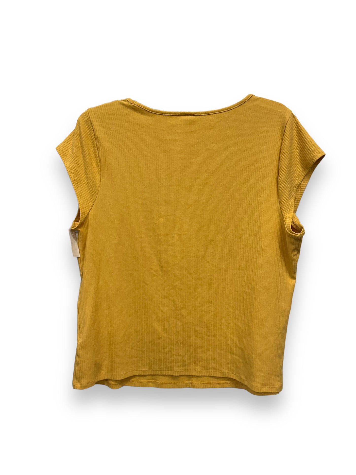 Yellow Top Short Sleeve Old Navy, Size 2x