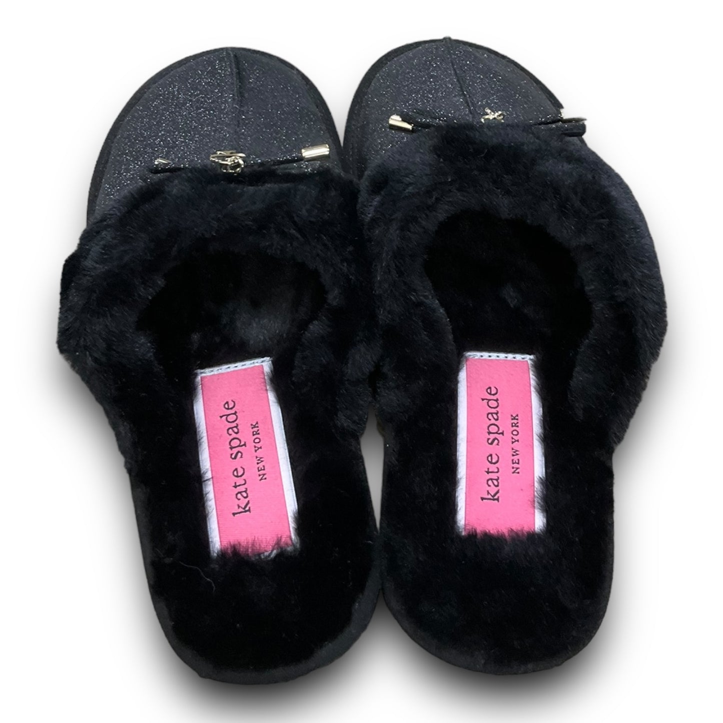 Slippers By Kate Spade In Black, Size: 7