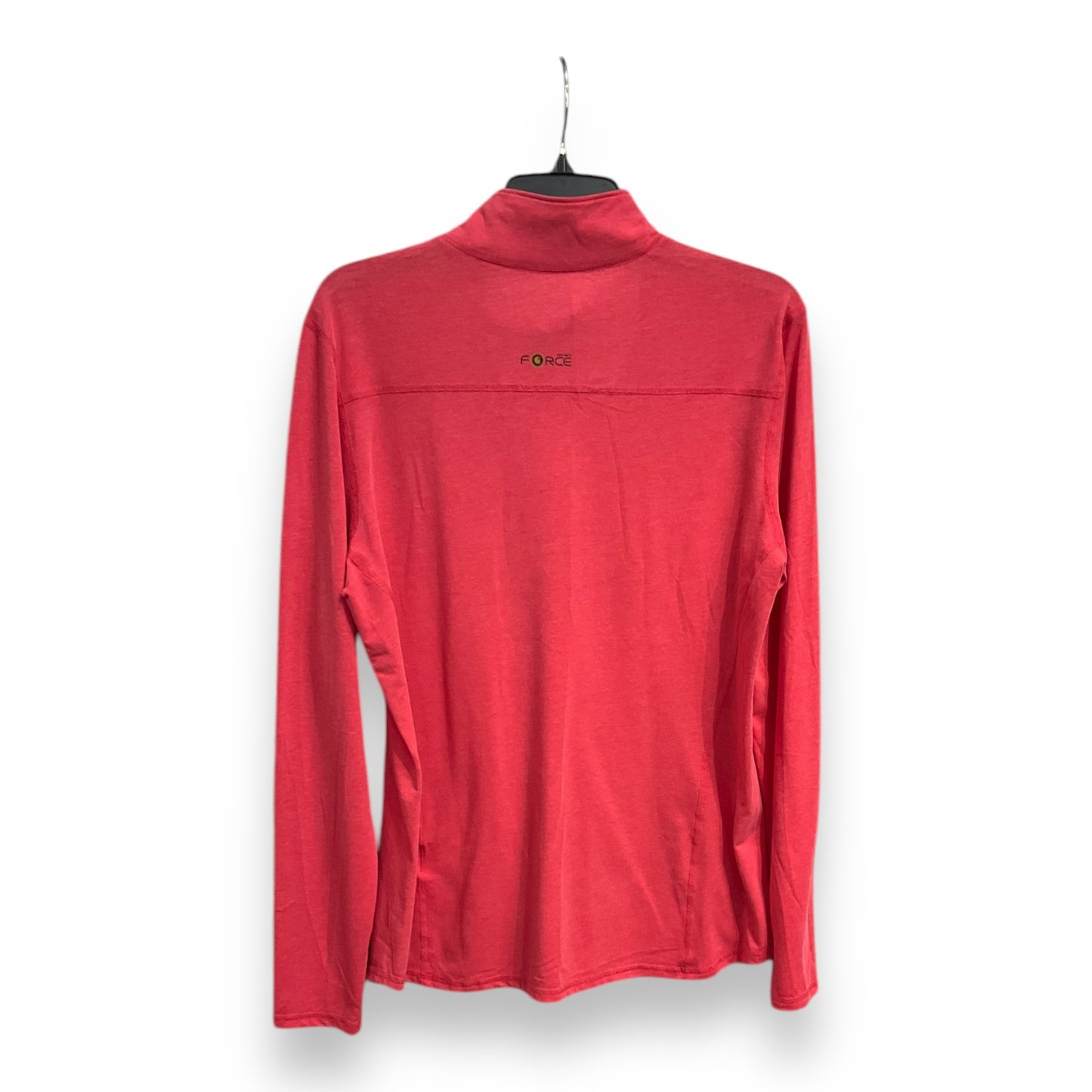 Athletic Top Long Sleeve Collar By Carhartt In Red, Size: L