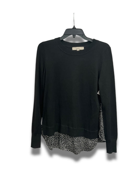 Top Long Sleeve By Loft In Polkadot Pattern, Size: S