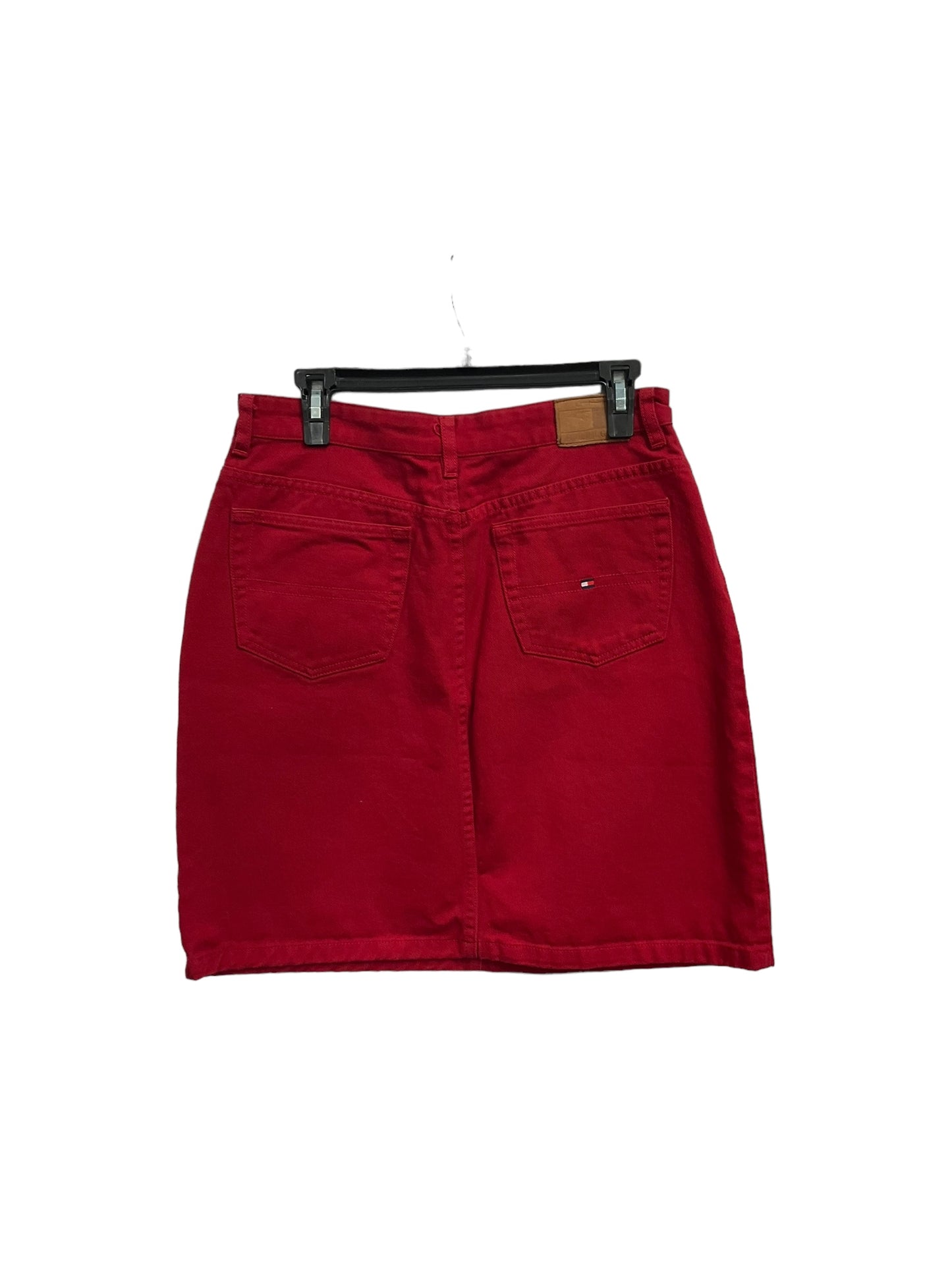 Skirt Midi By Tommy Hilfiger In Red, Size: M