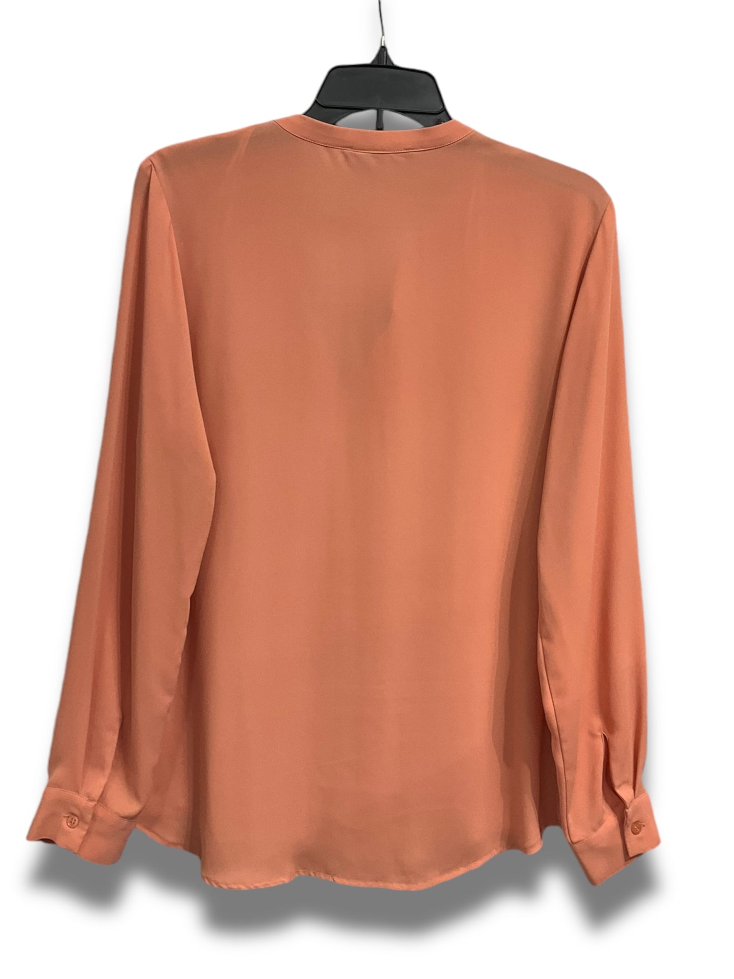 Blouse Long Sleeve By Ro & De In Peach, Size: M