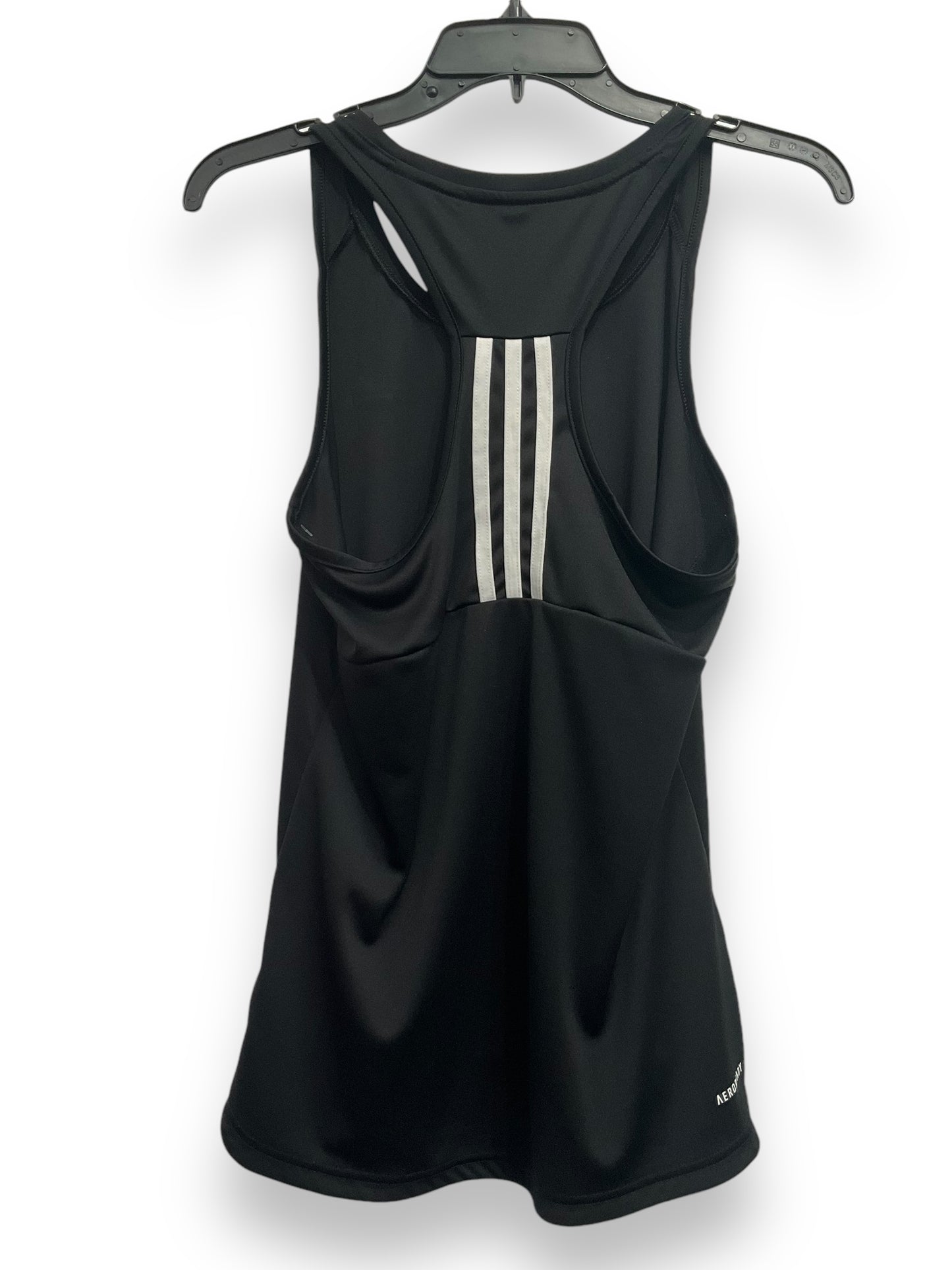 Athletic Tank Top By Adidas In Black, Size: M