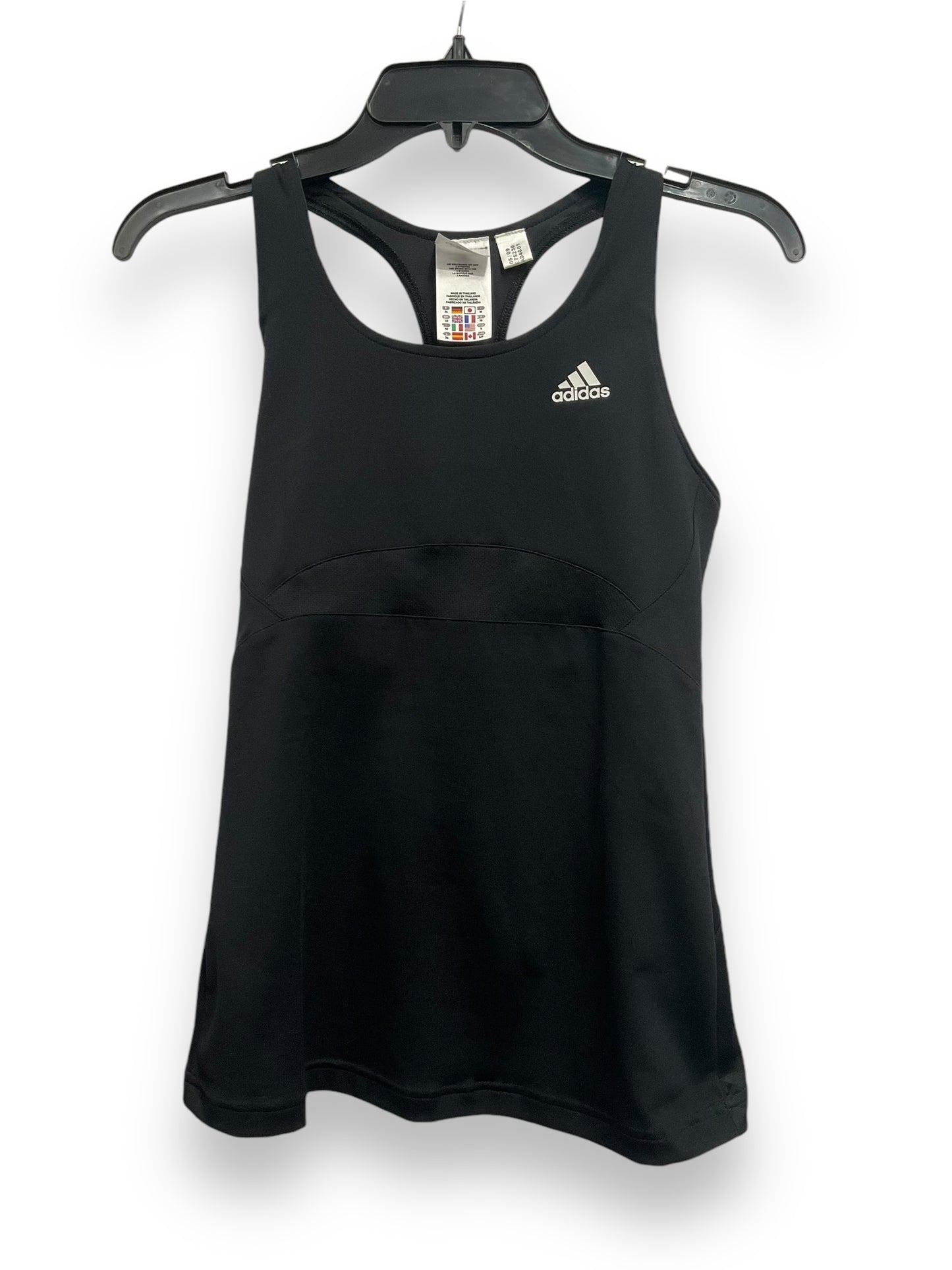 Athletic Tank Top By Adidas In Black, Size: M