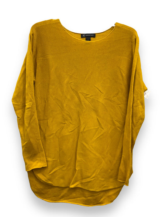 Yellow Top Long Sleeve Inc, Size M