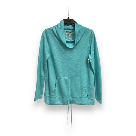 Athletic Top Long Sleeve Collar By Talbots In Teal, Size: S