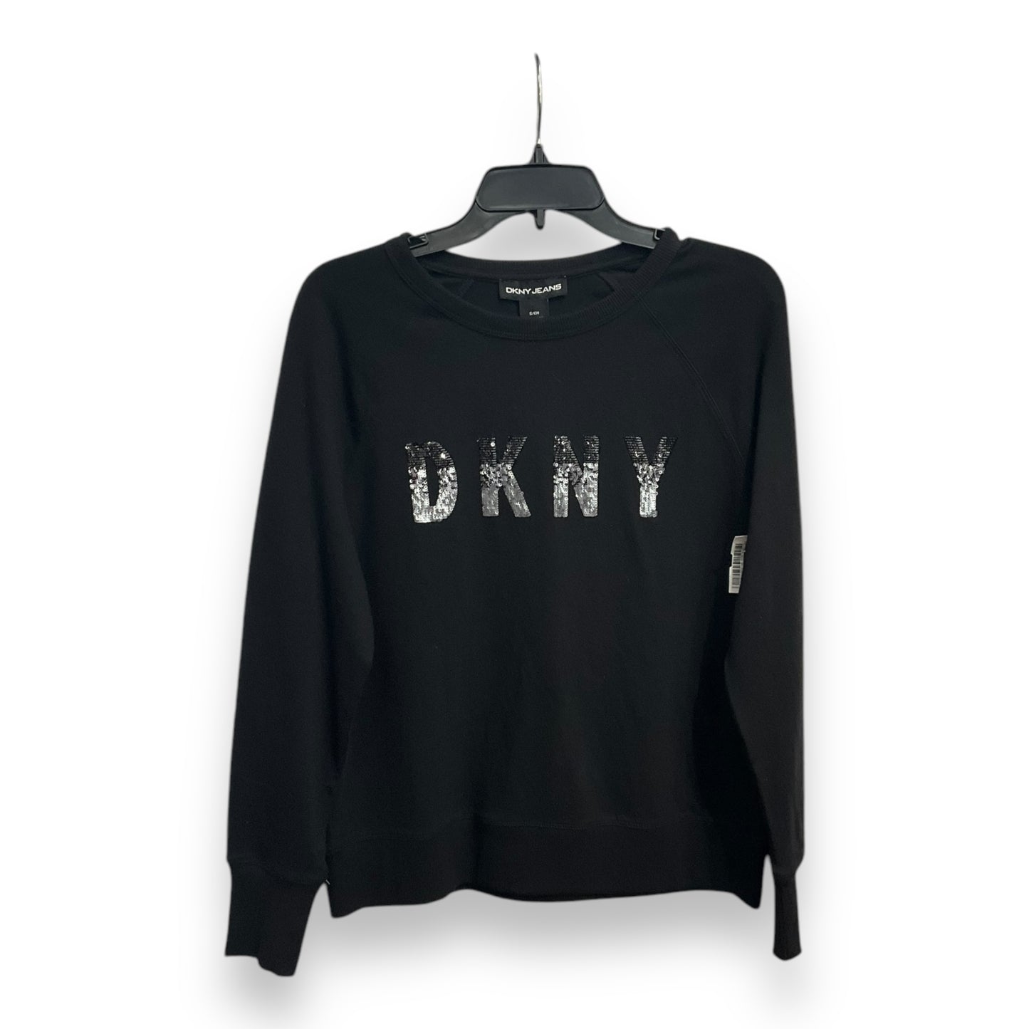 Sweatshirt Crewneck By Dkny In Black, Size: S