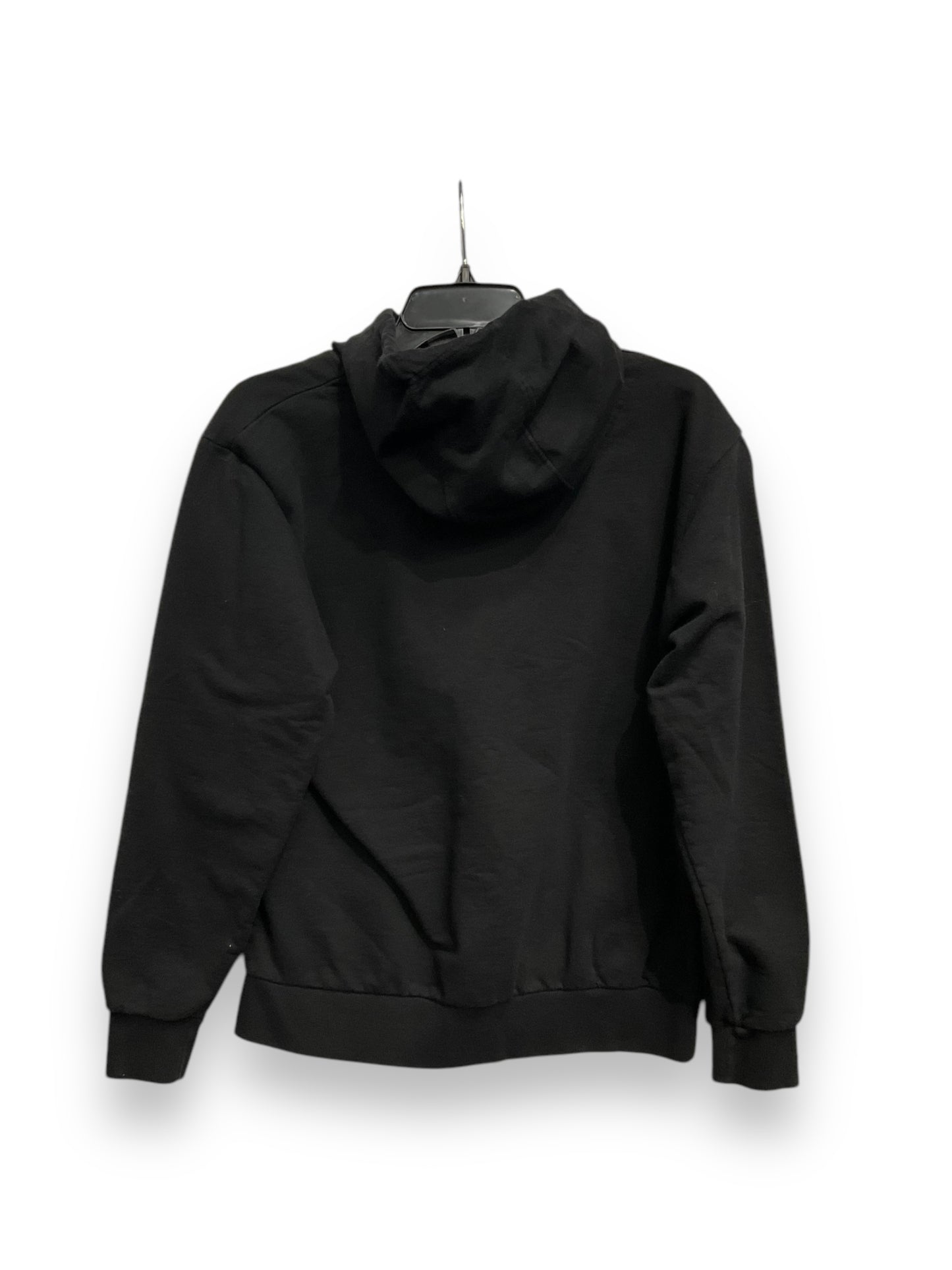 Sweatshirt Hoodie By Clothes Mentor In Off Black, Size: M