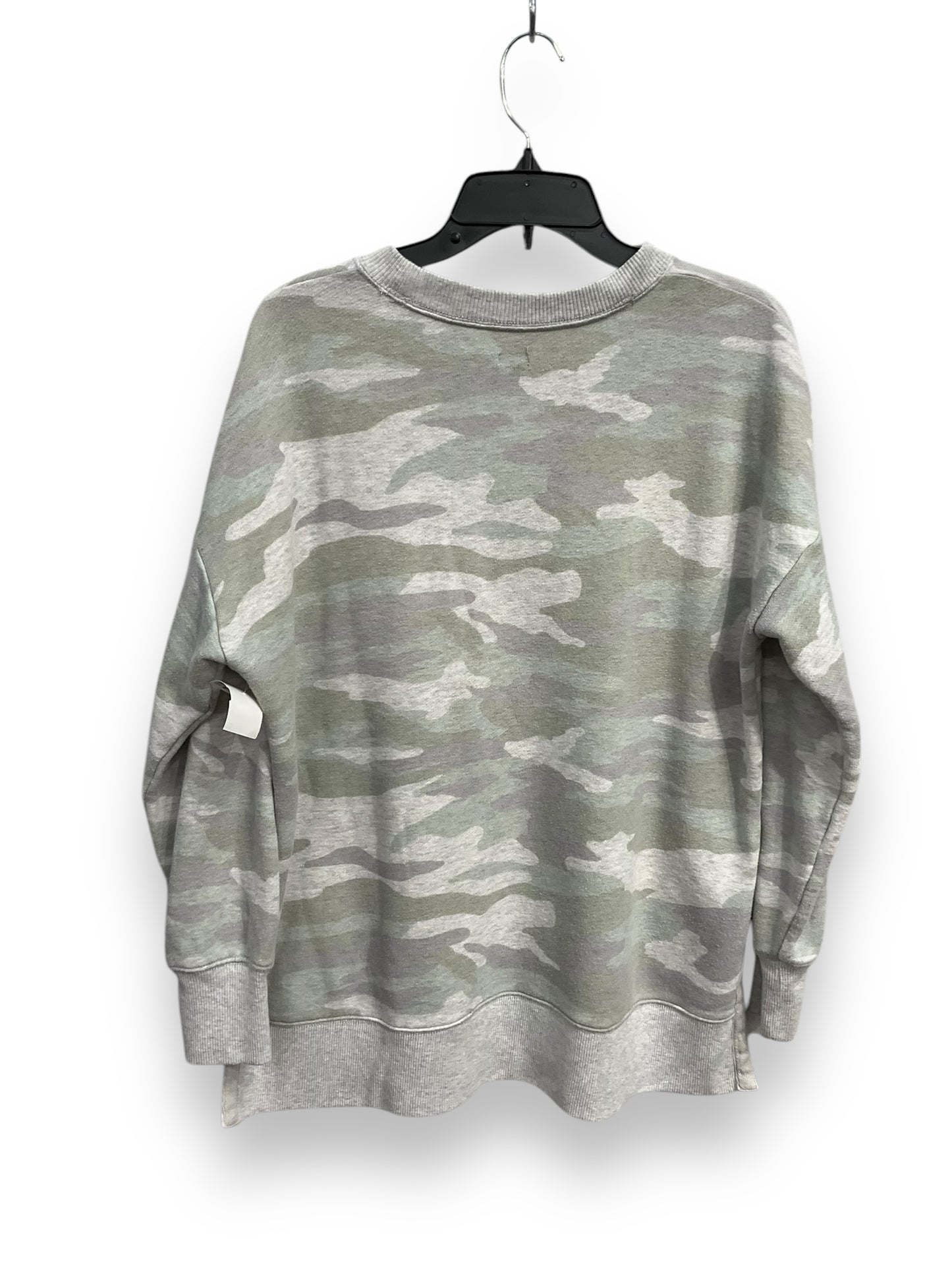 Sweatshirt Crewneck By Aerie In Camoflauge, Size: Petite   Small