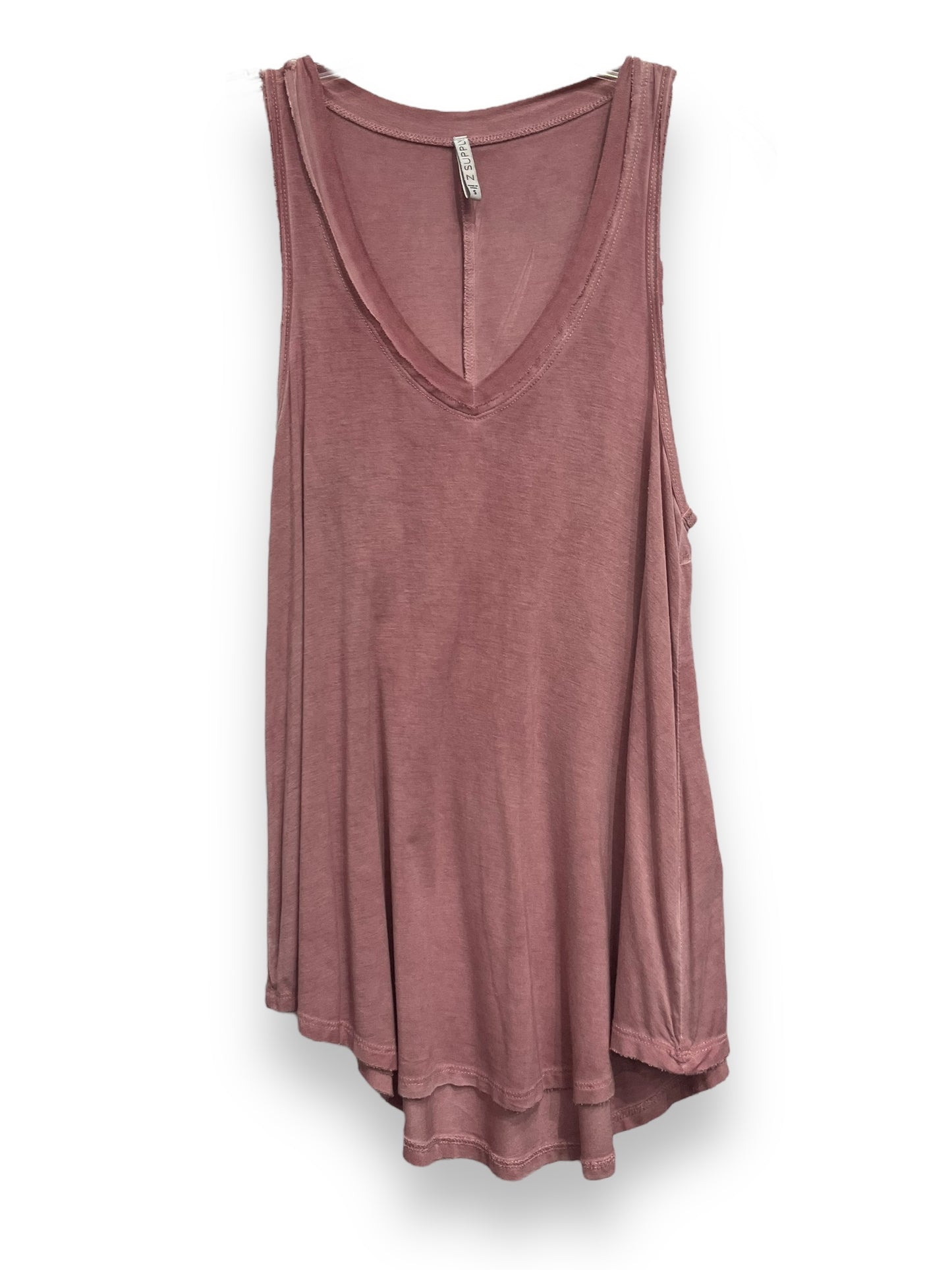 Athletic Tank Top By Z Supply In Mauve, Size: S