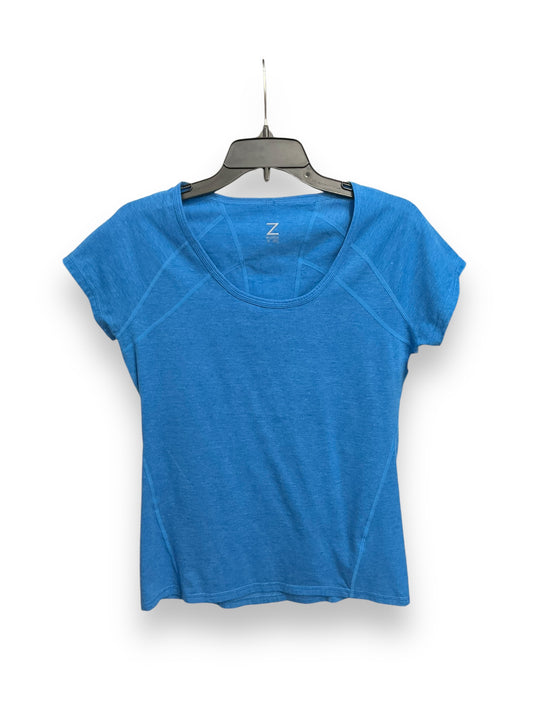 Athletic Top Short Sleeve By Zella In Blue, Size: M