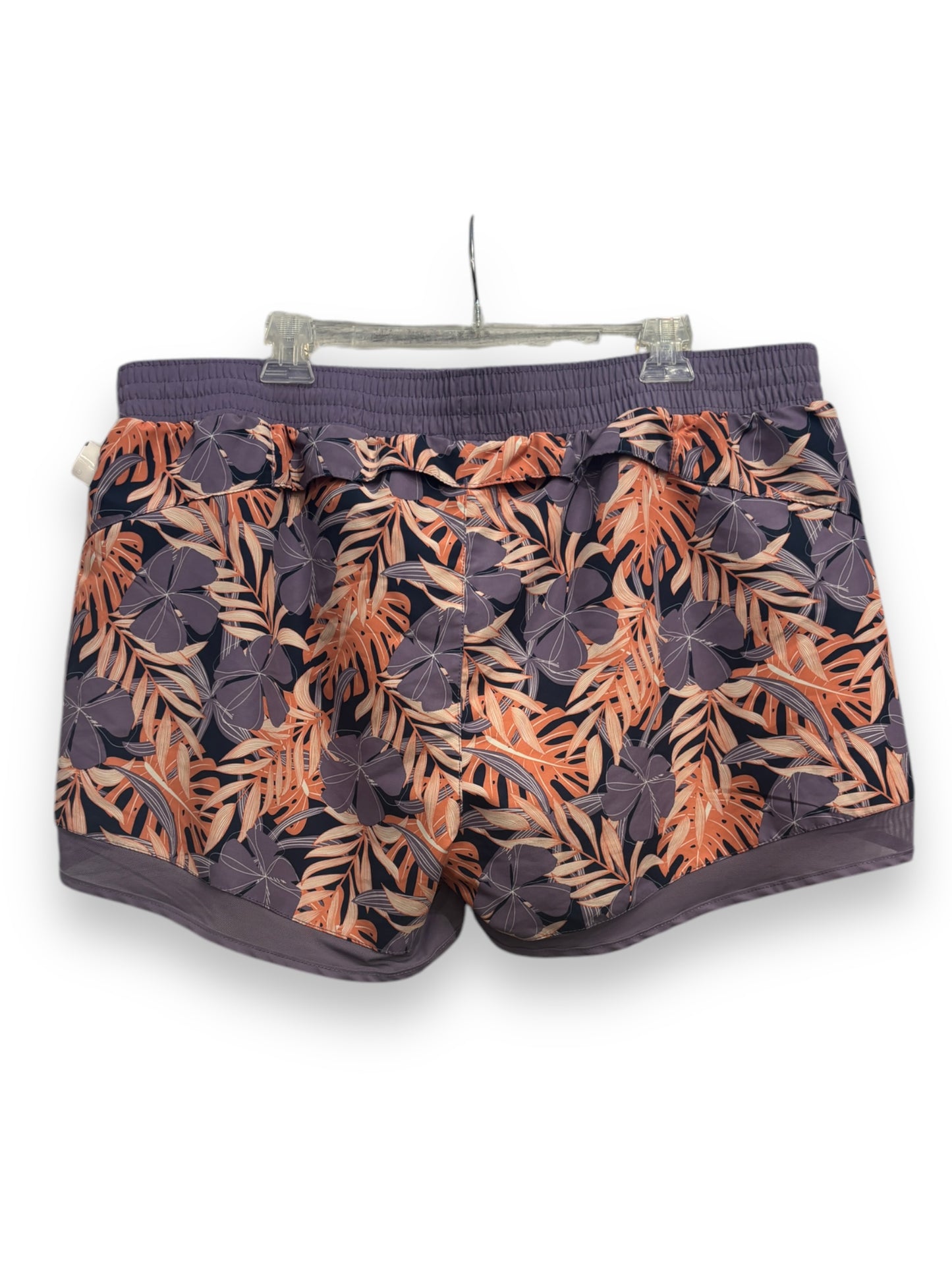 Athletic Shorts By Clothes Mentor In Tropical Print, Size: Xl