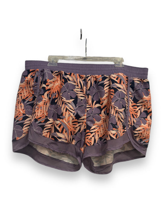 Athletic Shorts By Clothes Mentor In Tropical Print, Size: Xl