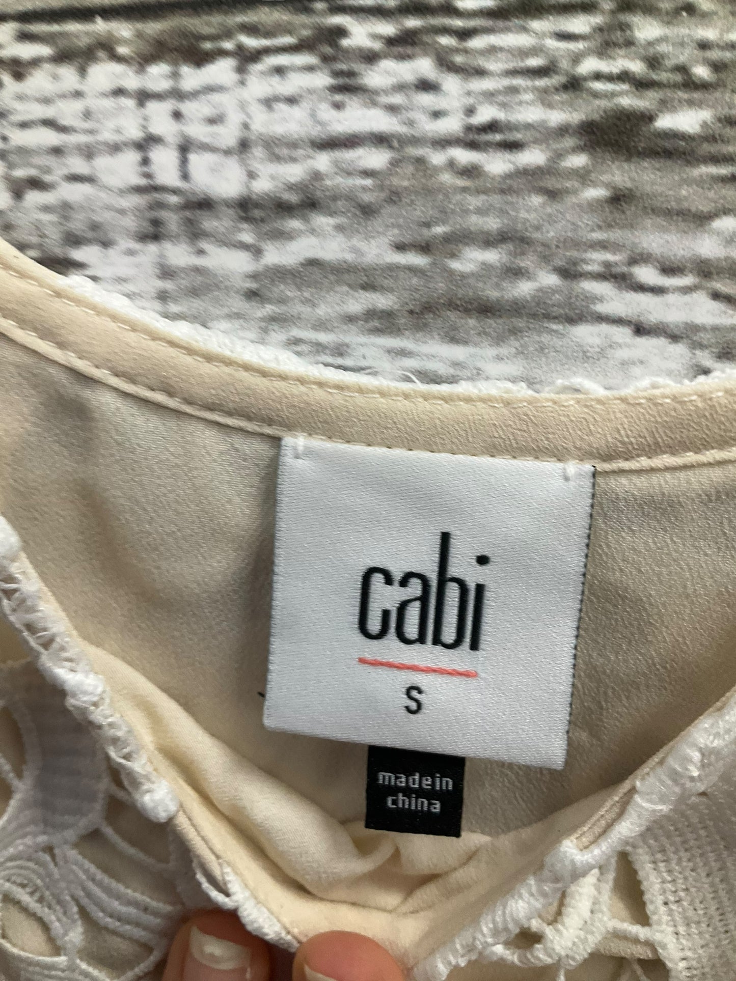 Top Sleeveless By Cabi  Size: S