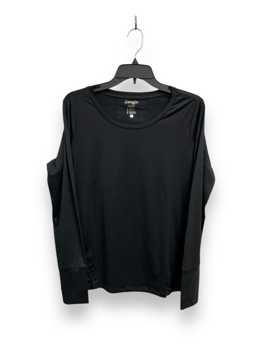 Athletic Top Short Sleeve By Cmc In Black, Size: L