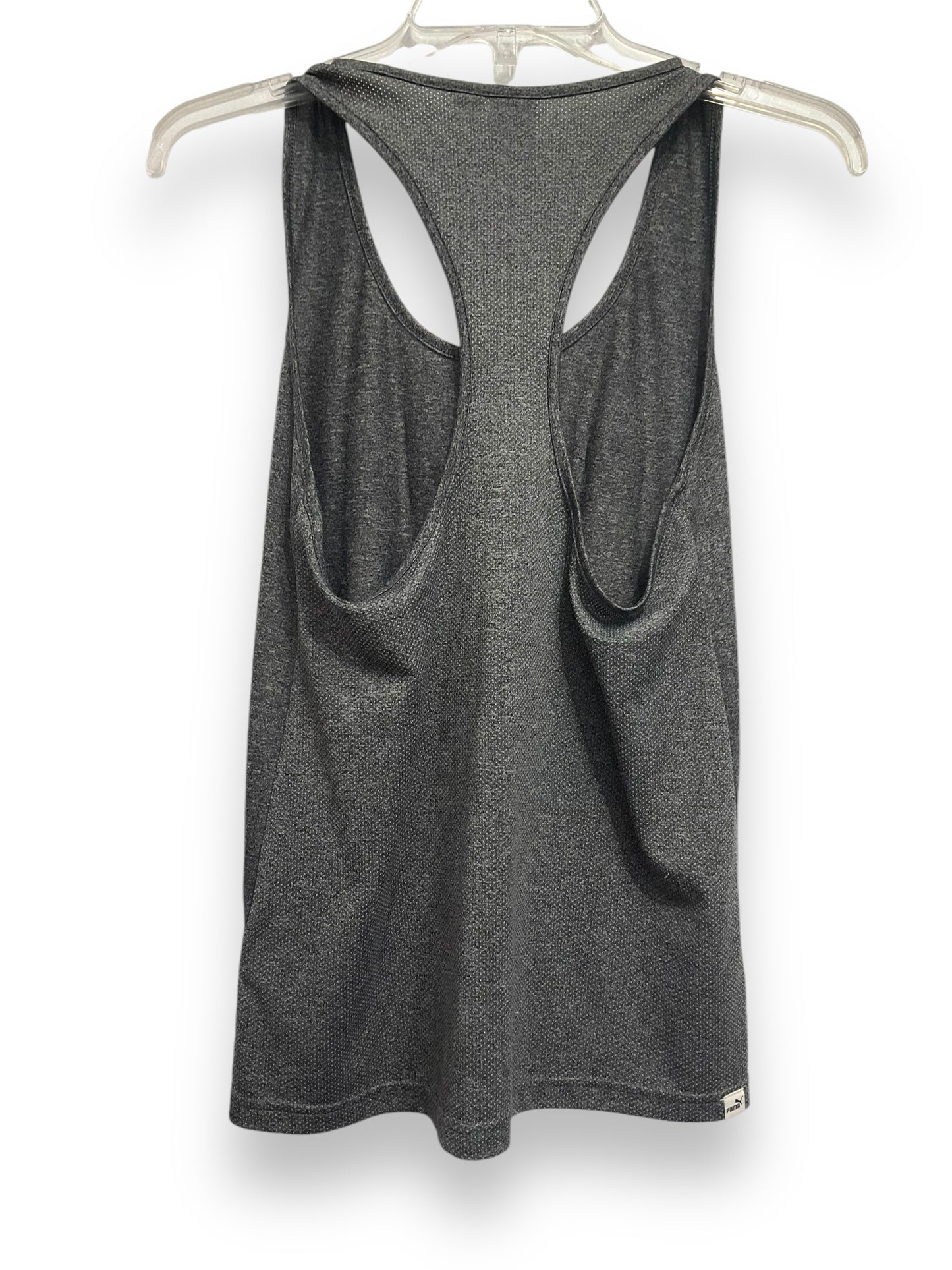 Athletic Tank Top By Puma In Grey, Size: S