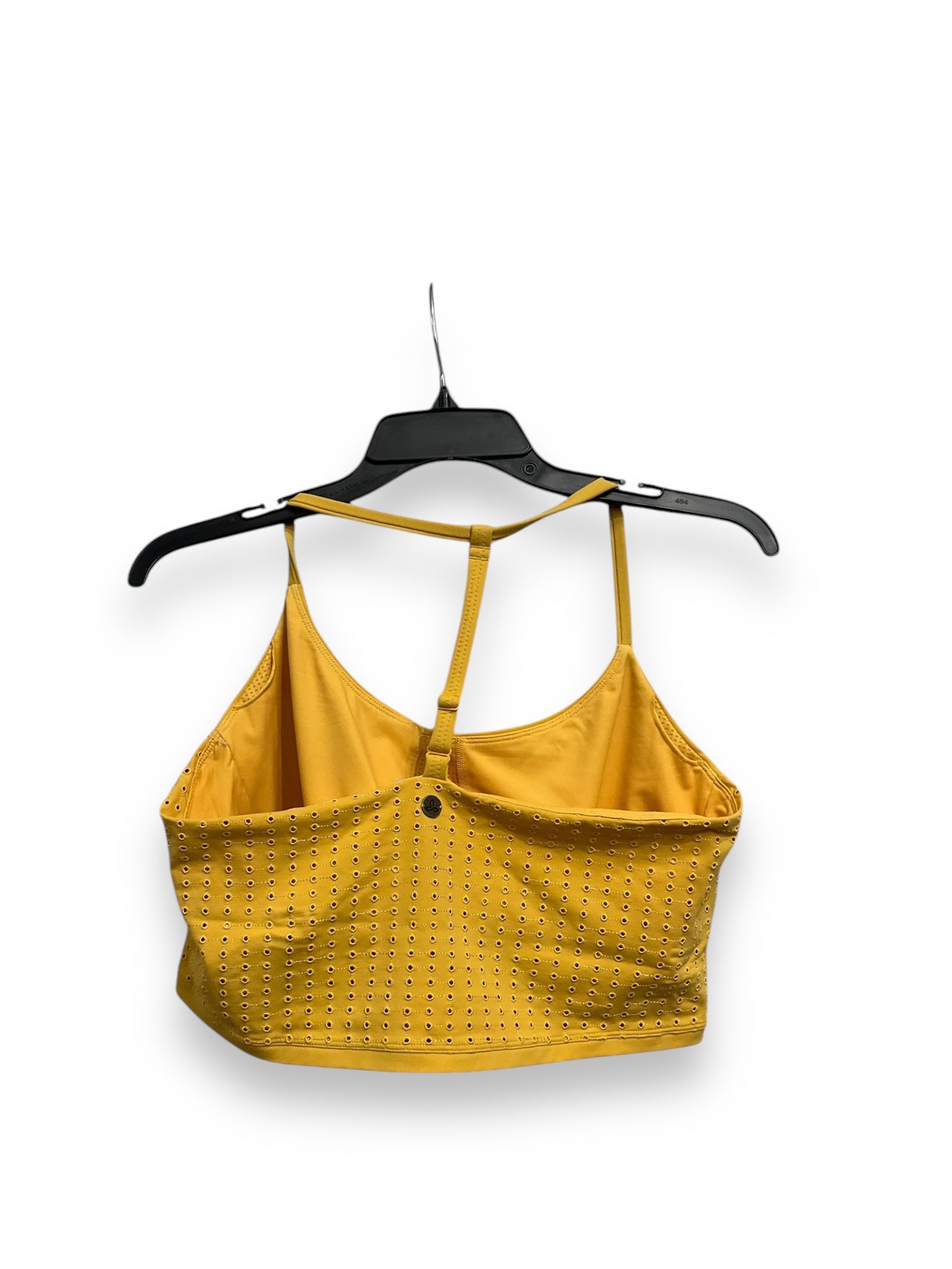 Athletic Bra By Prana In Yellow, Size: Xl