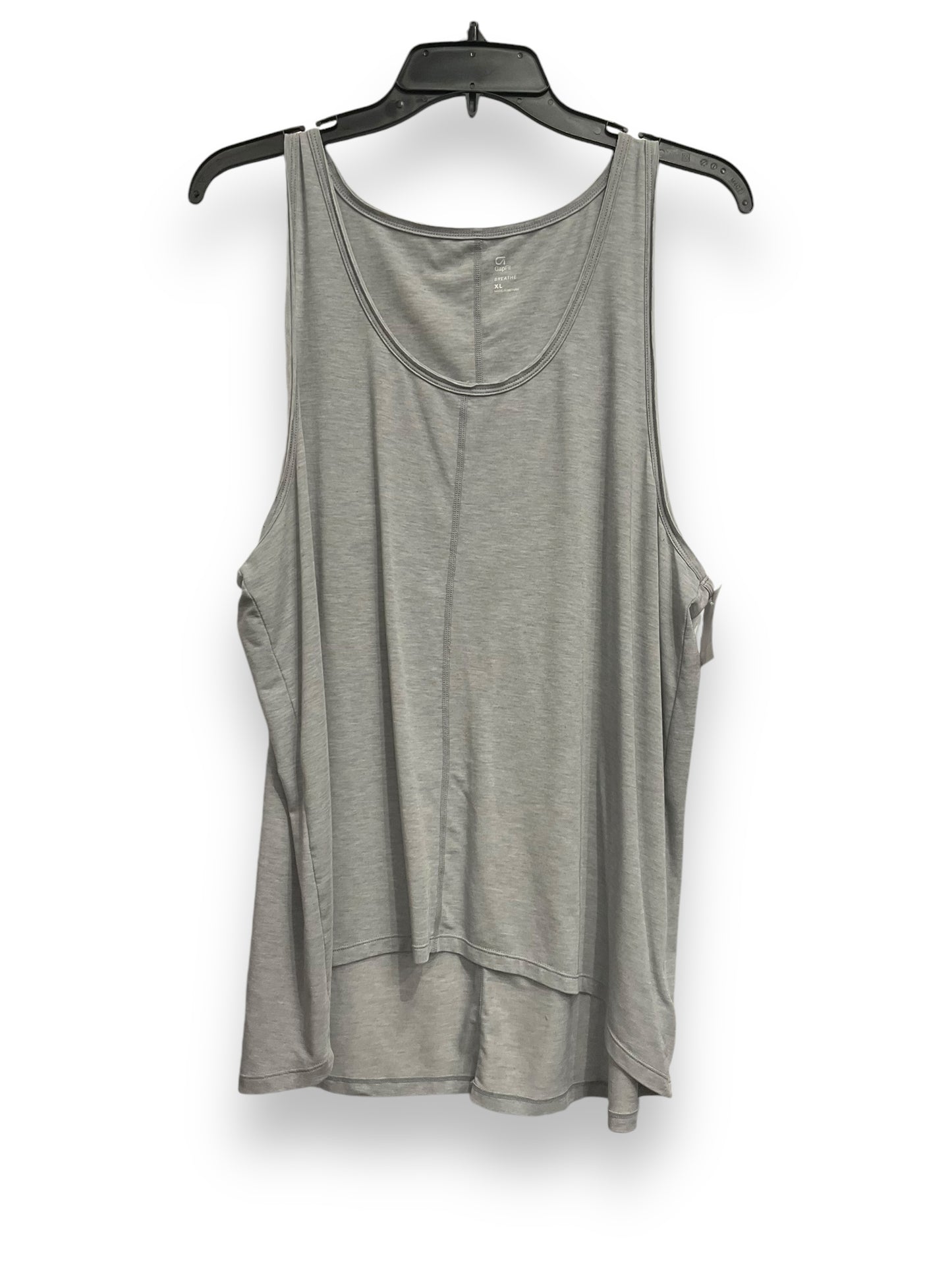 Athletic Tank Top By Gapfit In Grey, Size: Xl