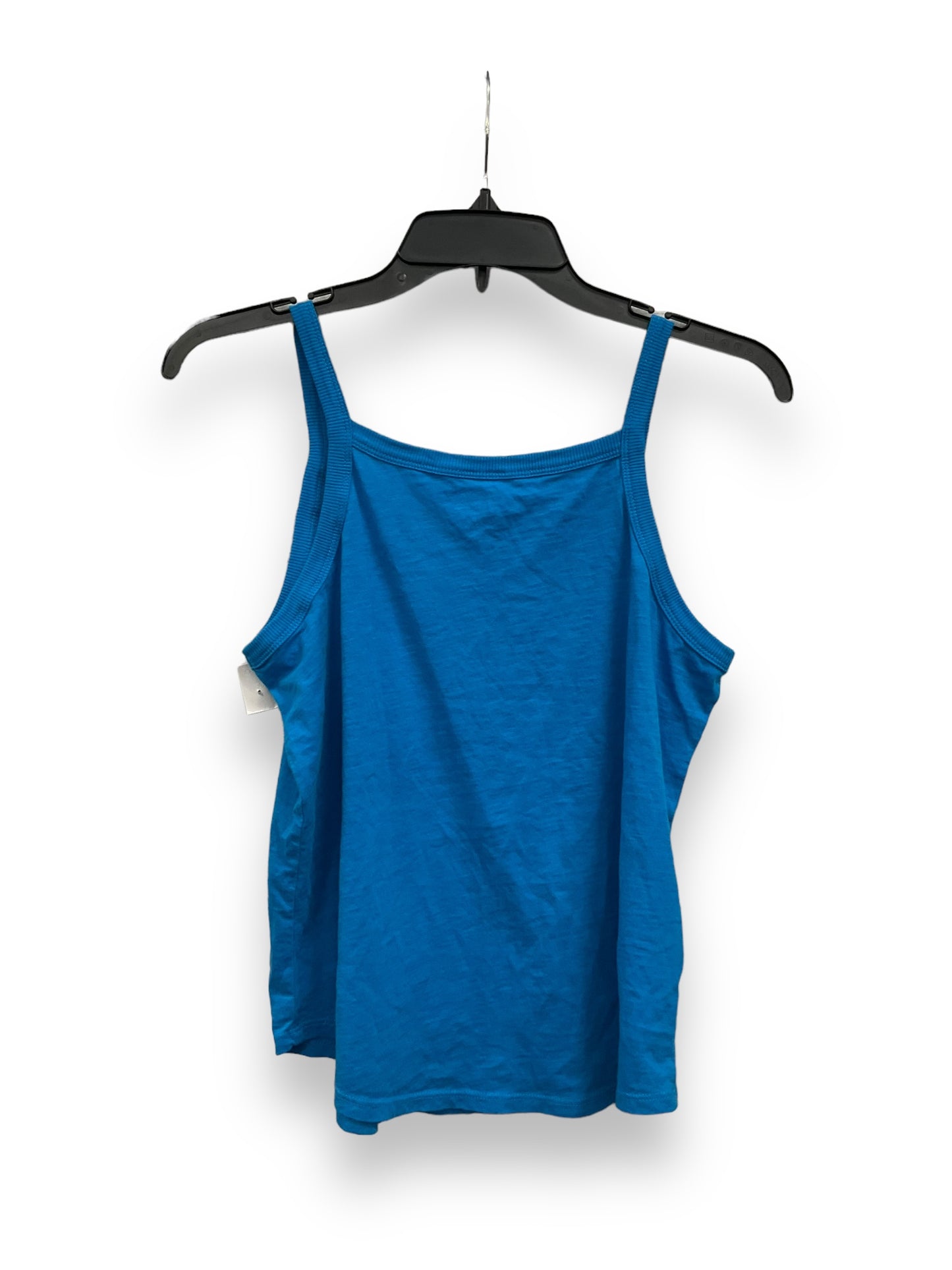 Blue Top Sleeveless Basic Loft, Size M