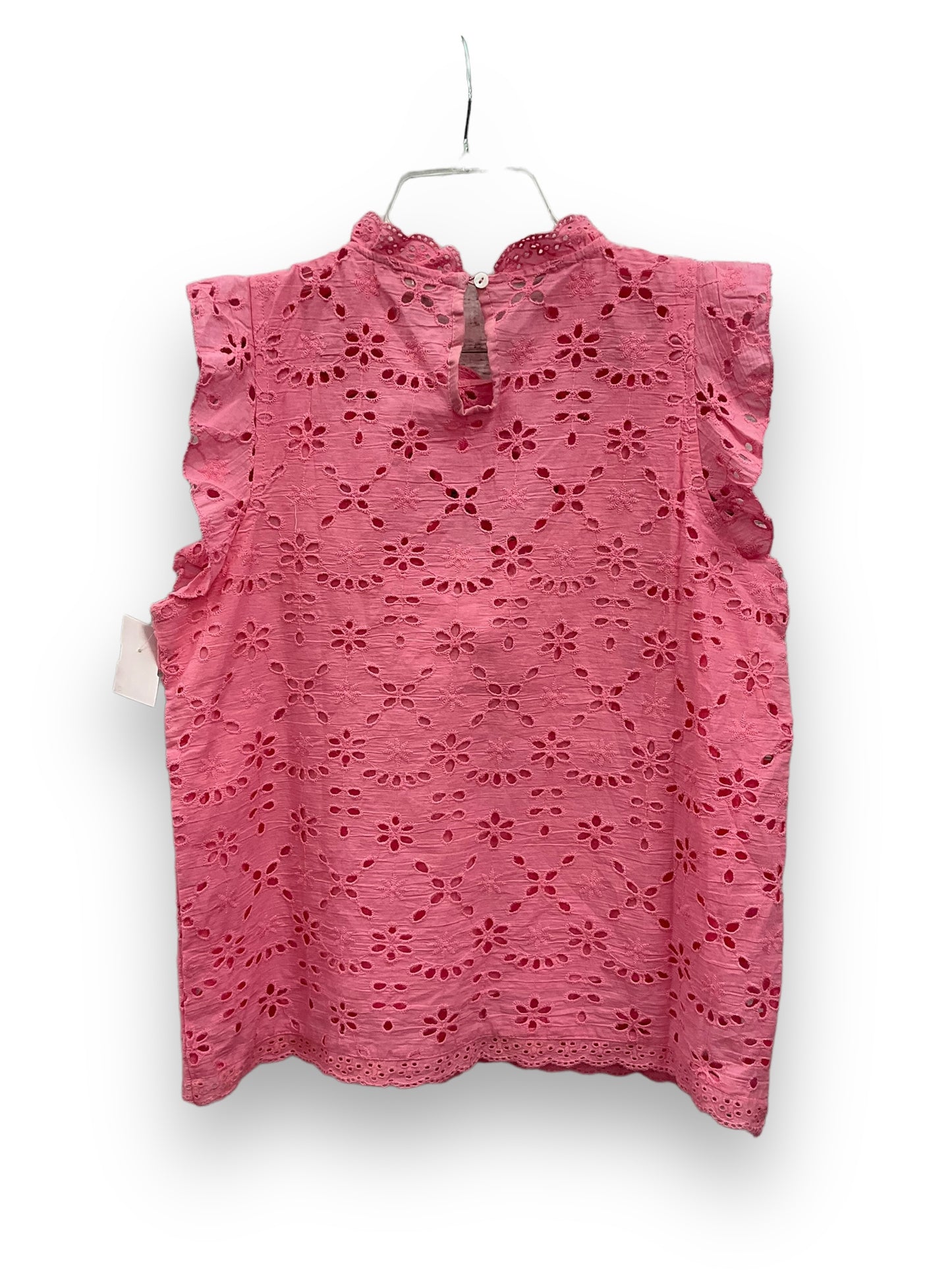 Pink Top Sleeveless Adiva, Size M