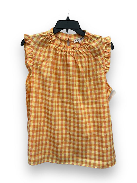 Plaid Pattern Top Sleeveless Nanette By Nanette Lepore, Size M