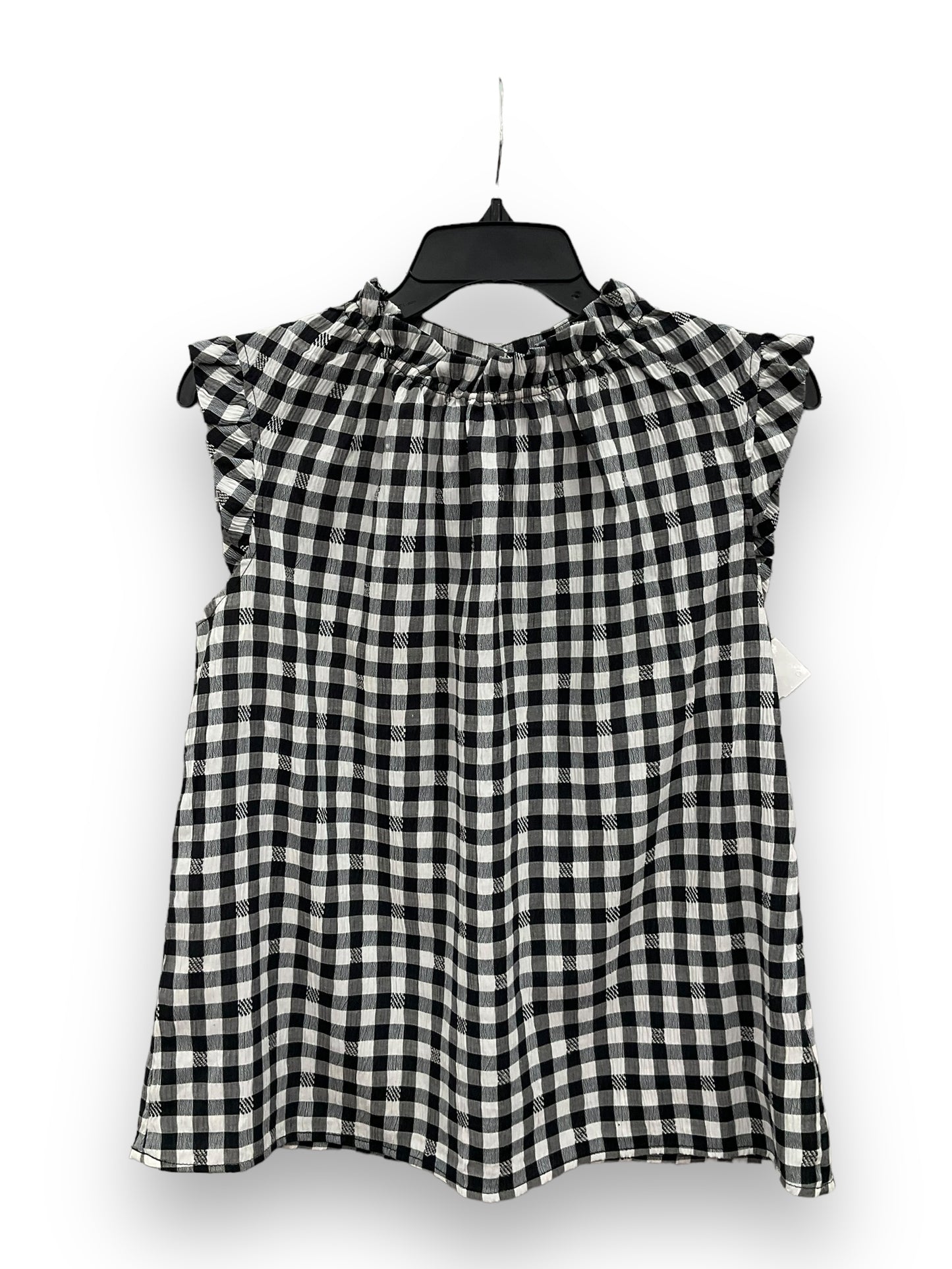 Plaid Pattern Top Sleeveless Nanette By Nanette Lepore, Size S