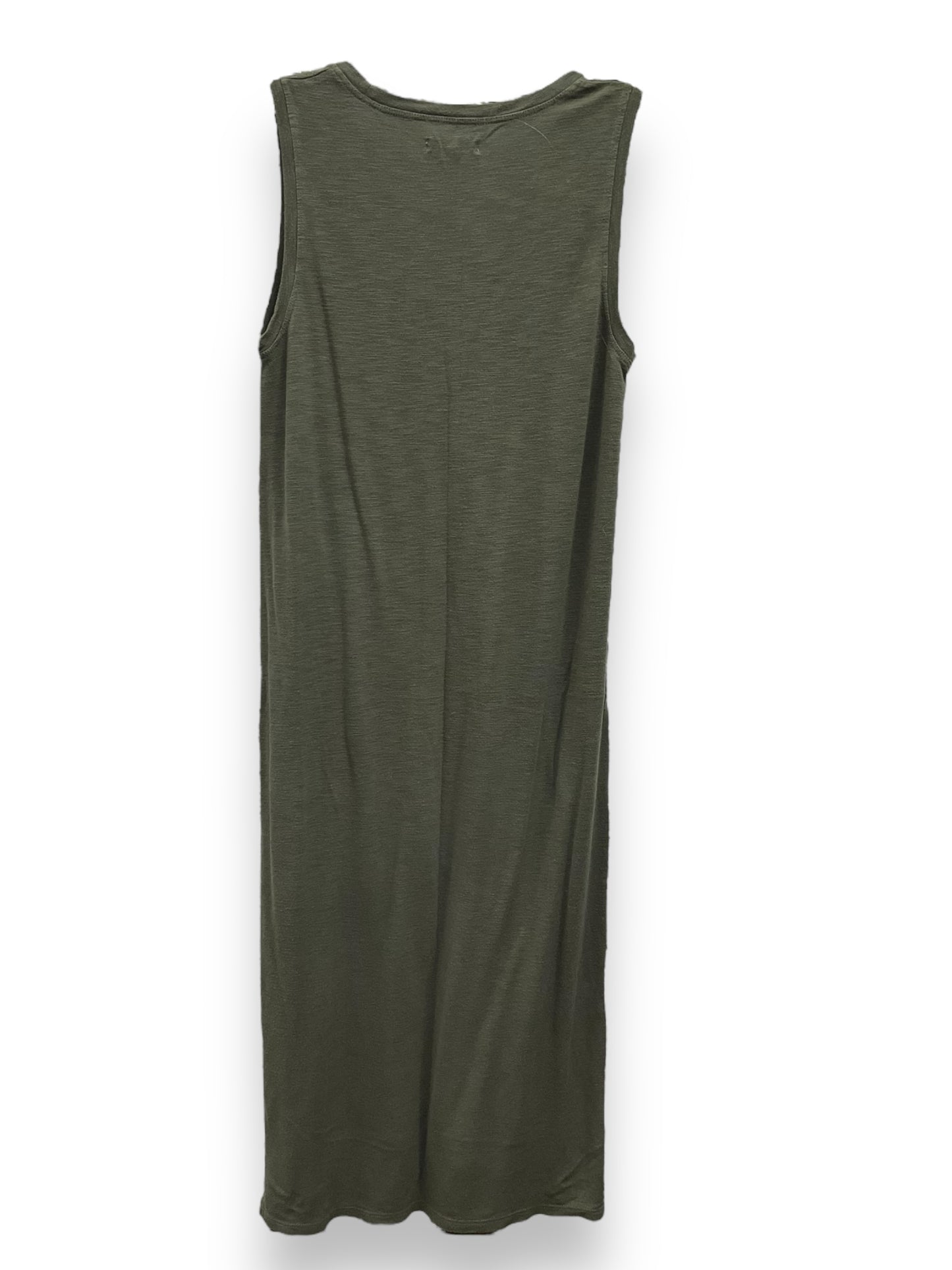 Green Dress Casual Midi Madewell, Size S