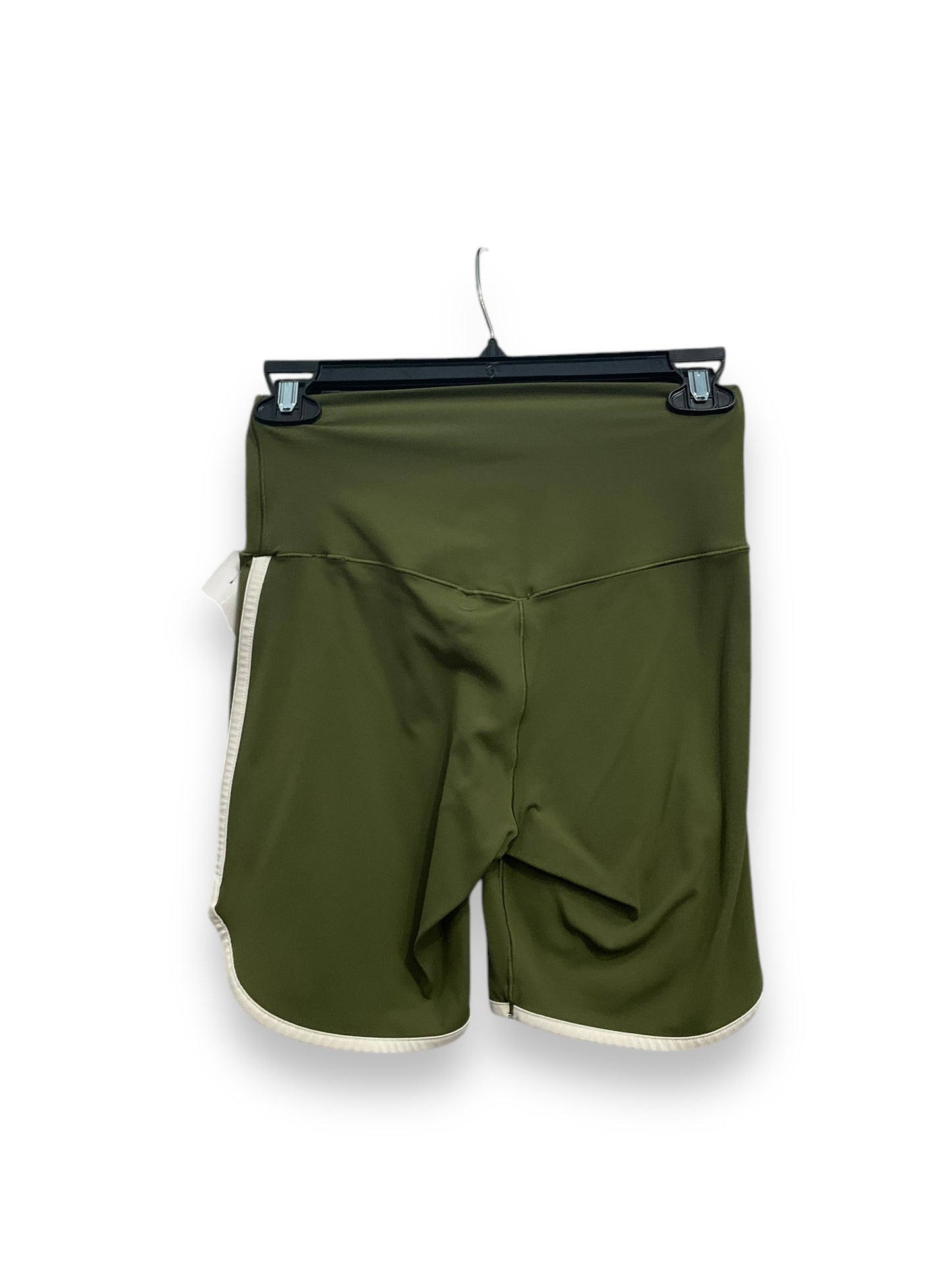 Athletic Shorts By Aerie In Green & White, Size: M