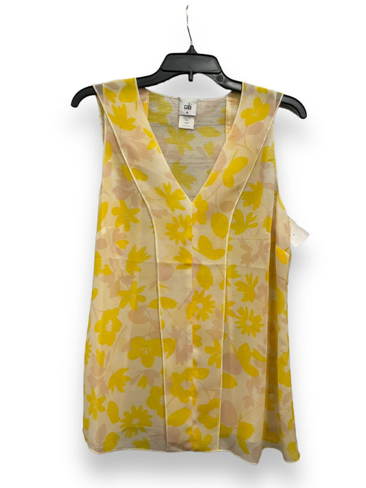 Floral Print Top Sleeveless Cabi, Size M