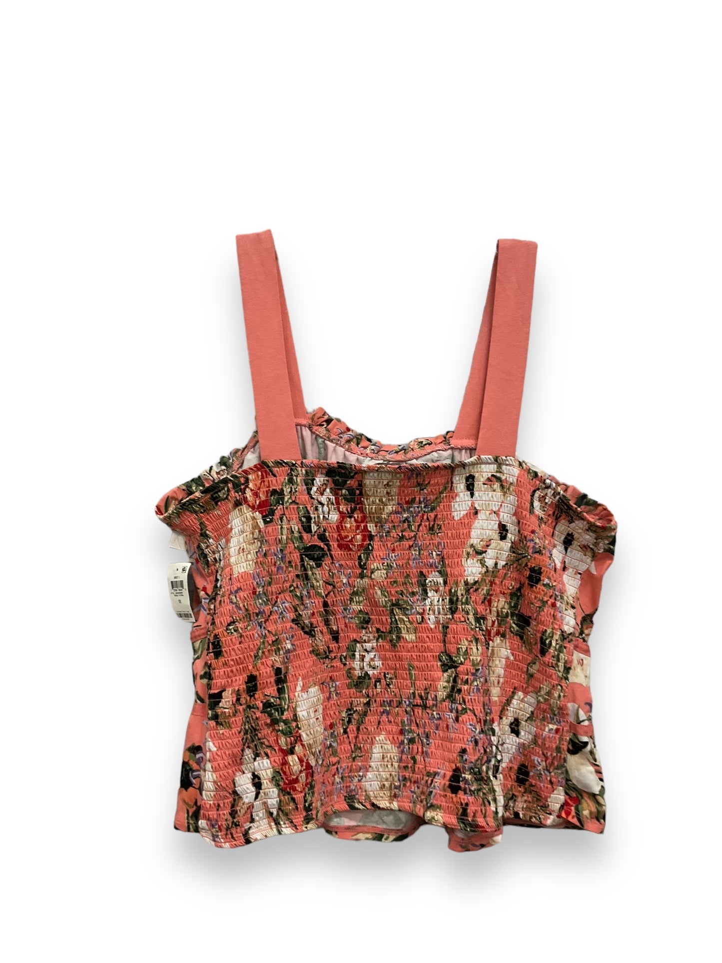 Tropical Print Top Sleeveless Inc, Size 1x