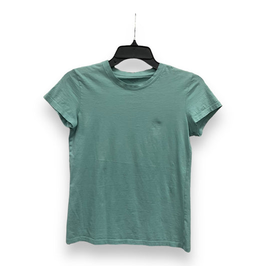 Teal Top Short Sleeve Basic Vince, Size Xs