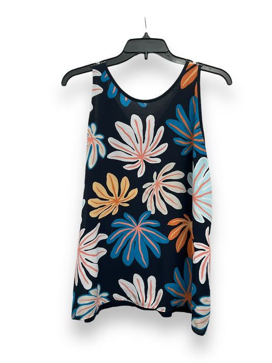 Floral Print Top Sleeveless Loft, Size S